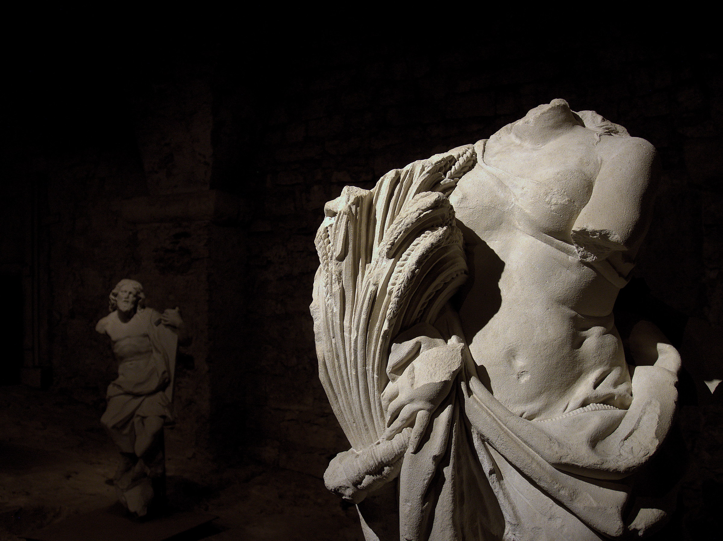 Sculptures in the dark