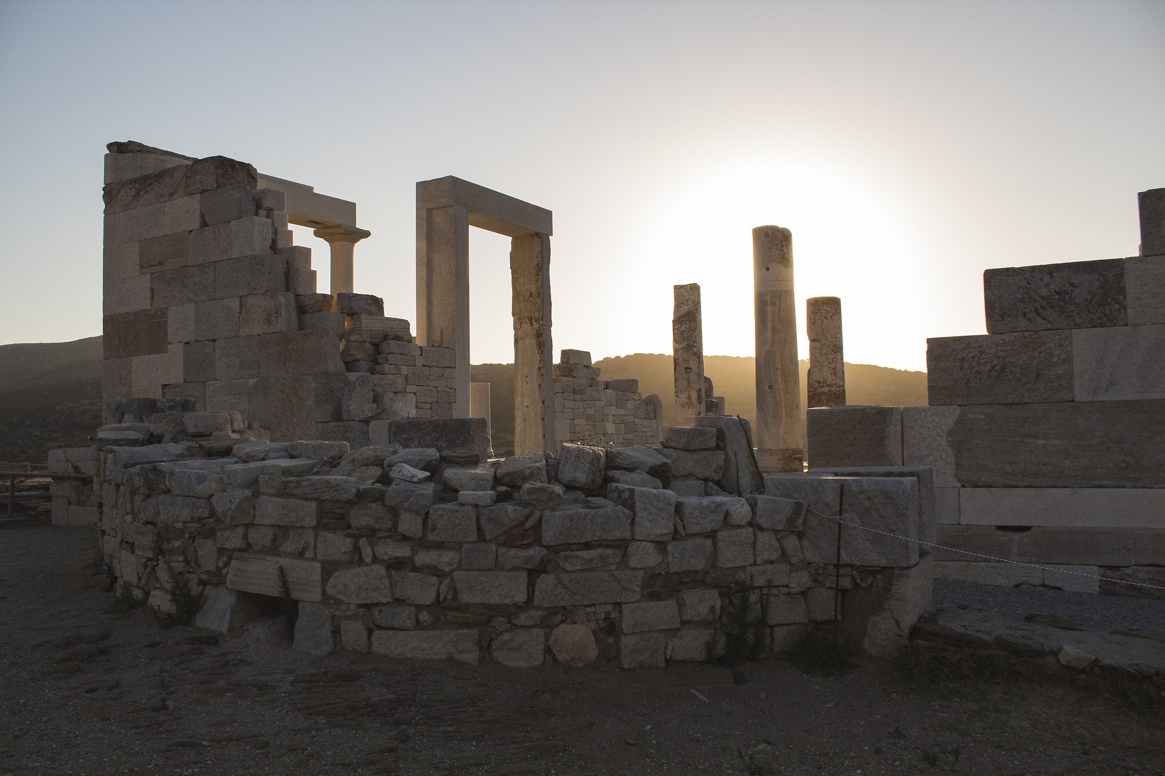 Sunset at Demetra Temple