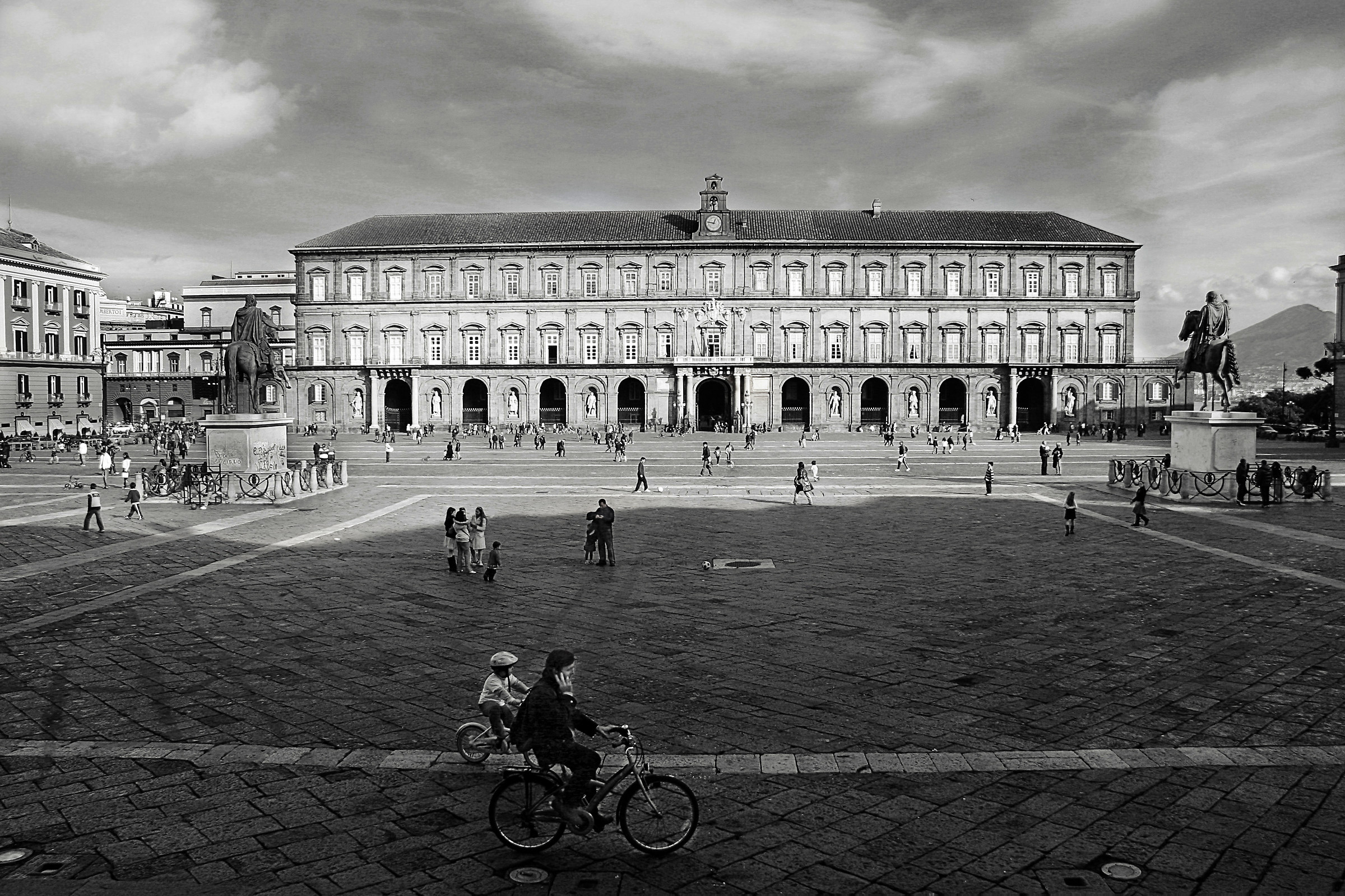 Naples. Piazza Plebiscito.