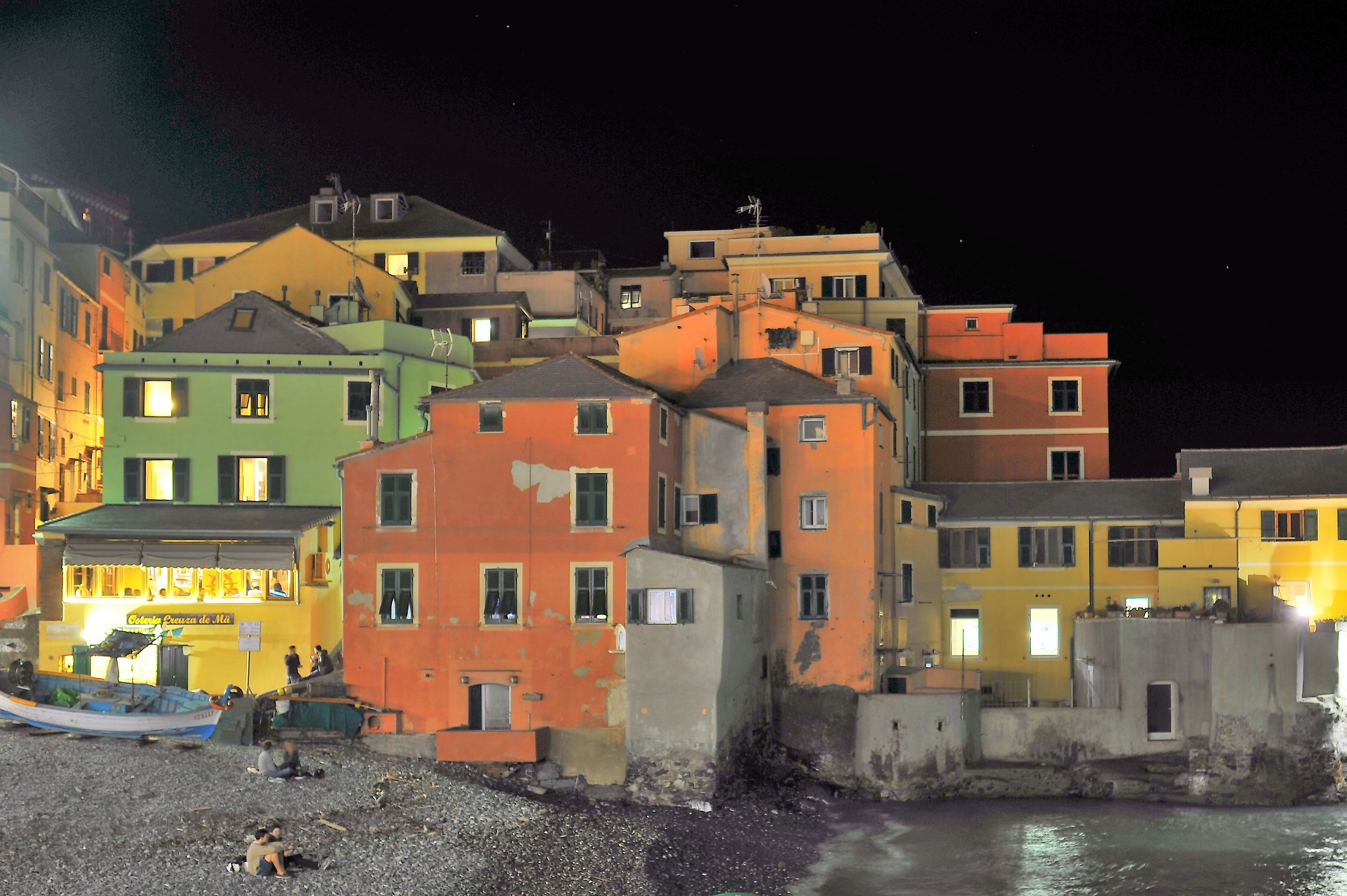 una sera a boccadasse...