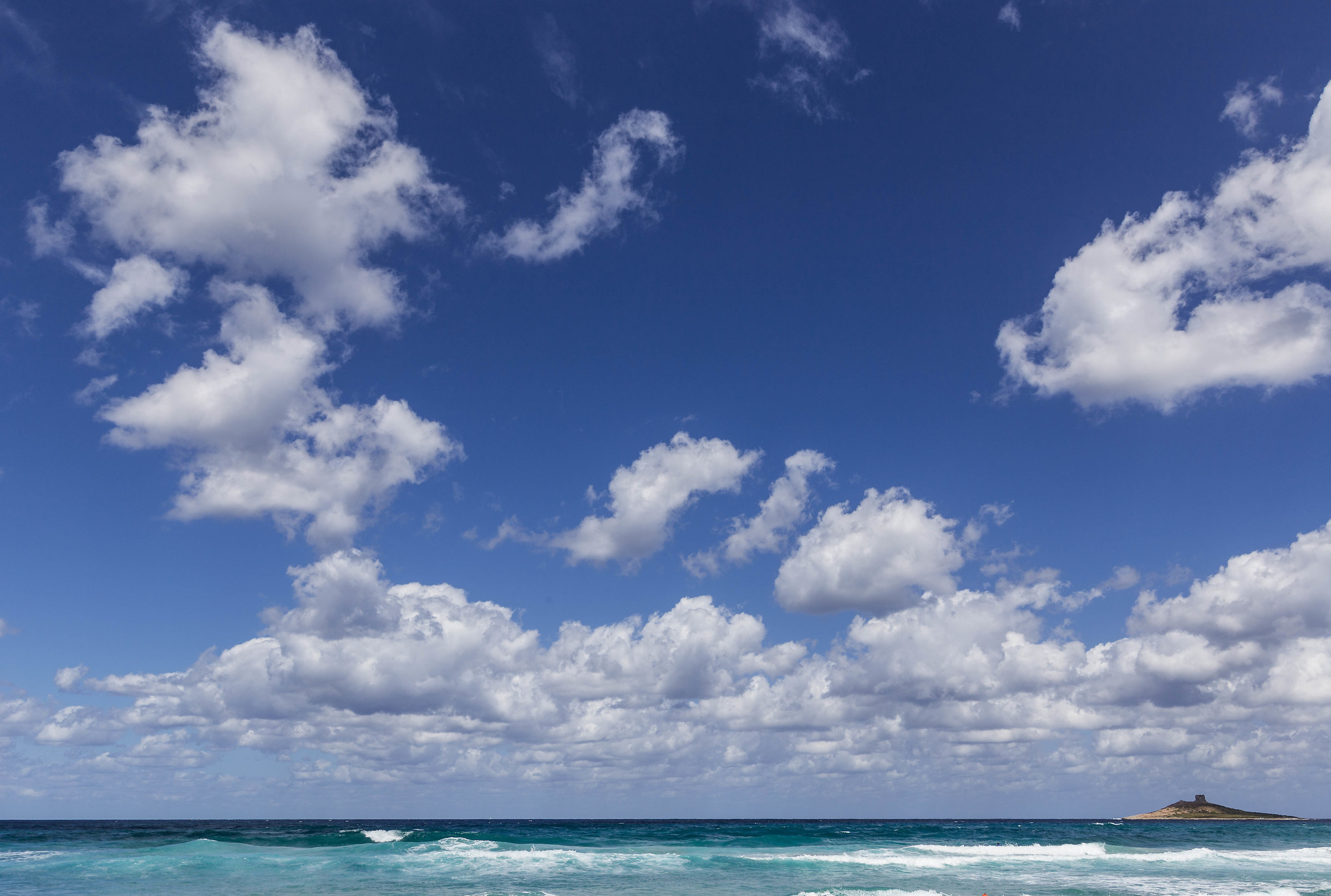 The sky on Island today