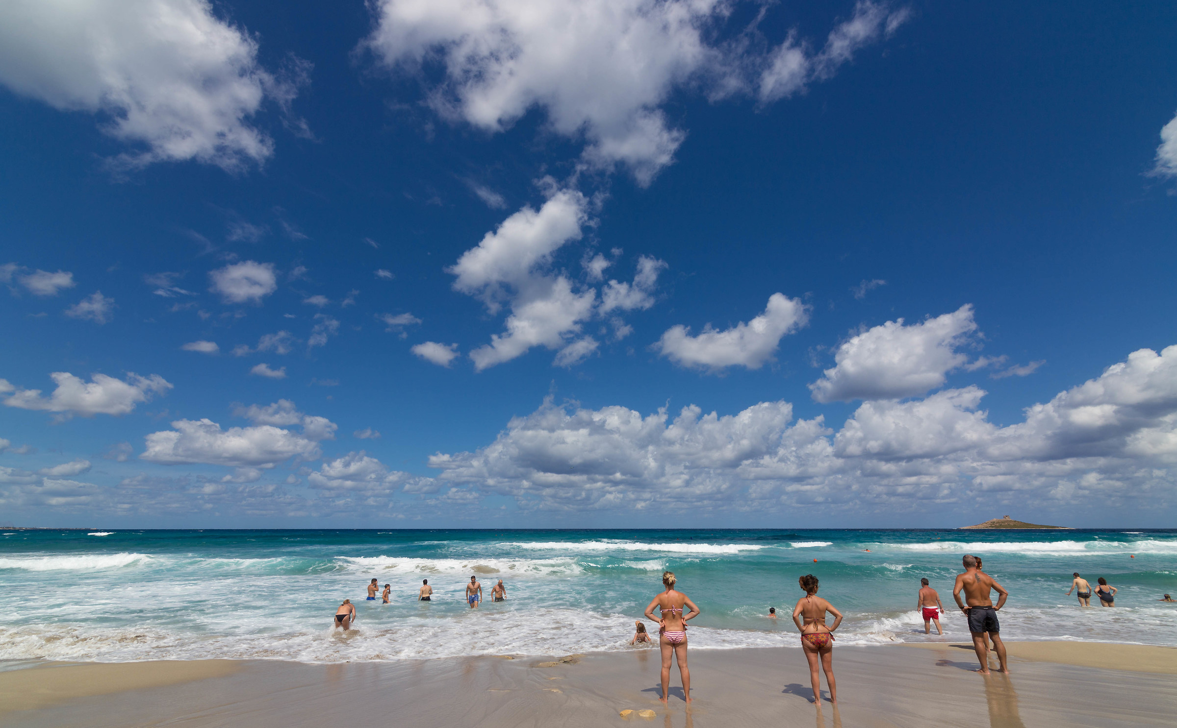 I bathe but not swimming