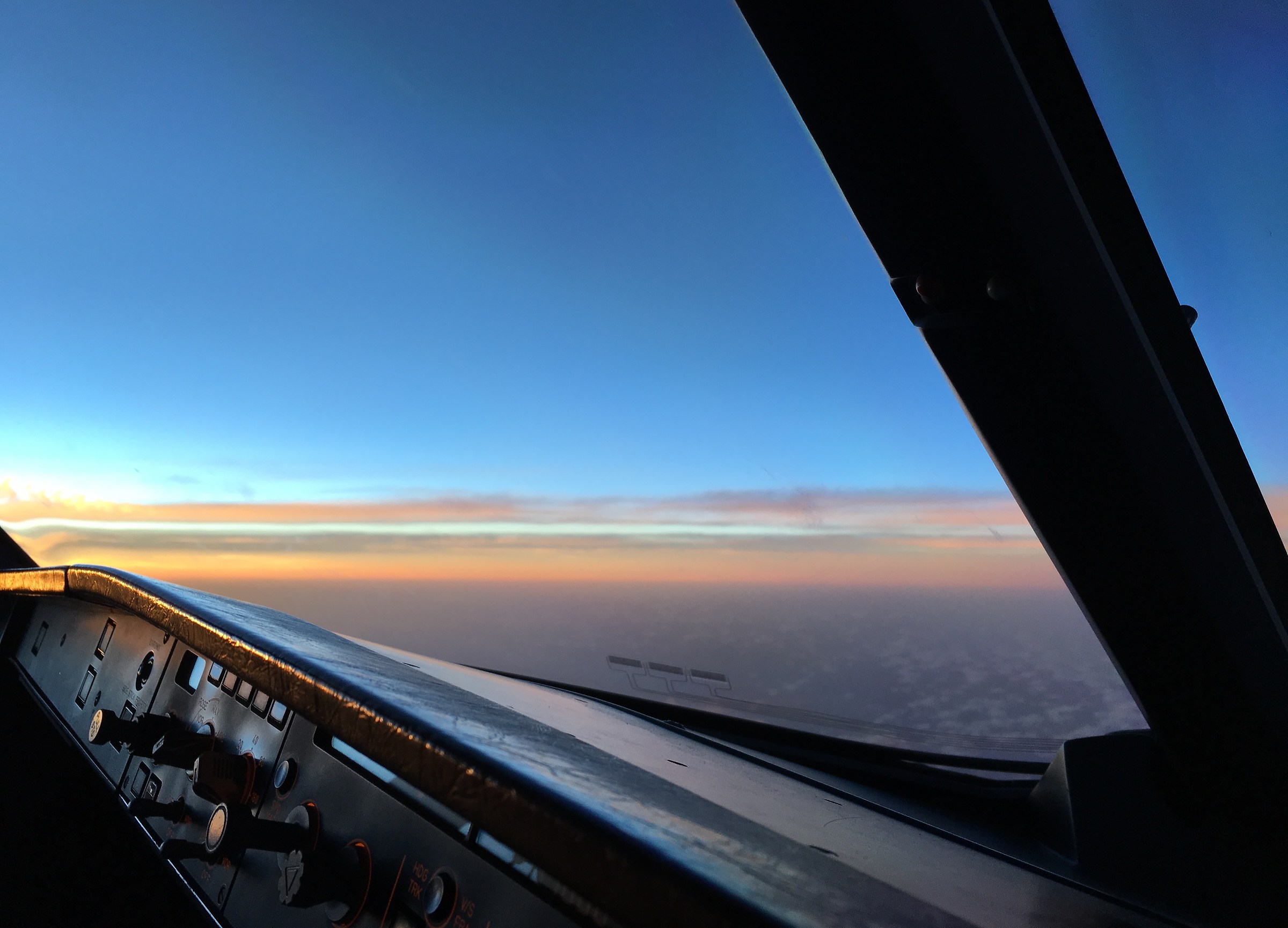 Over the Atlantic, inbound Tenerife North