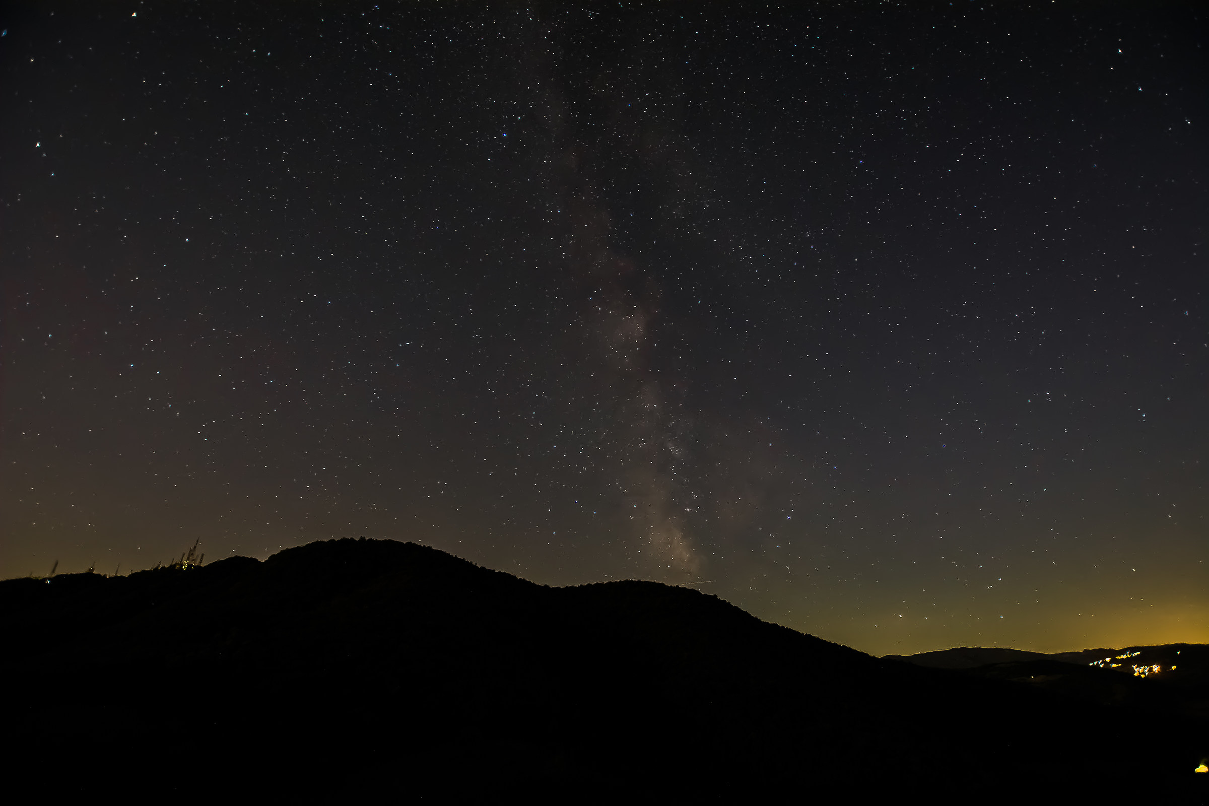 Il Monte Canate di Notte