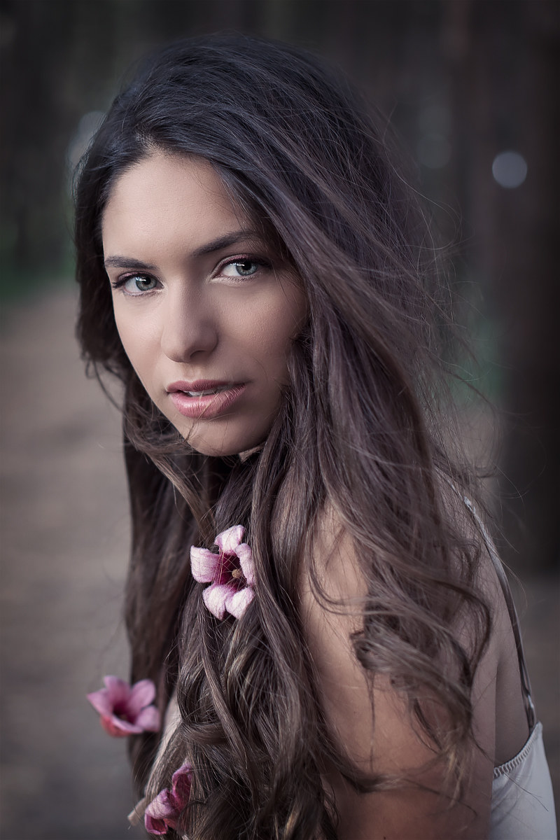 Touch me with a flower