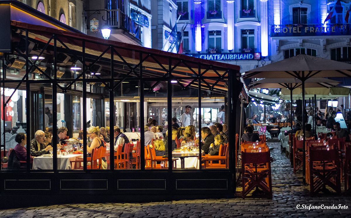 One evening at dinner