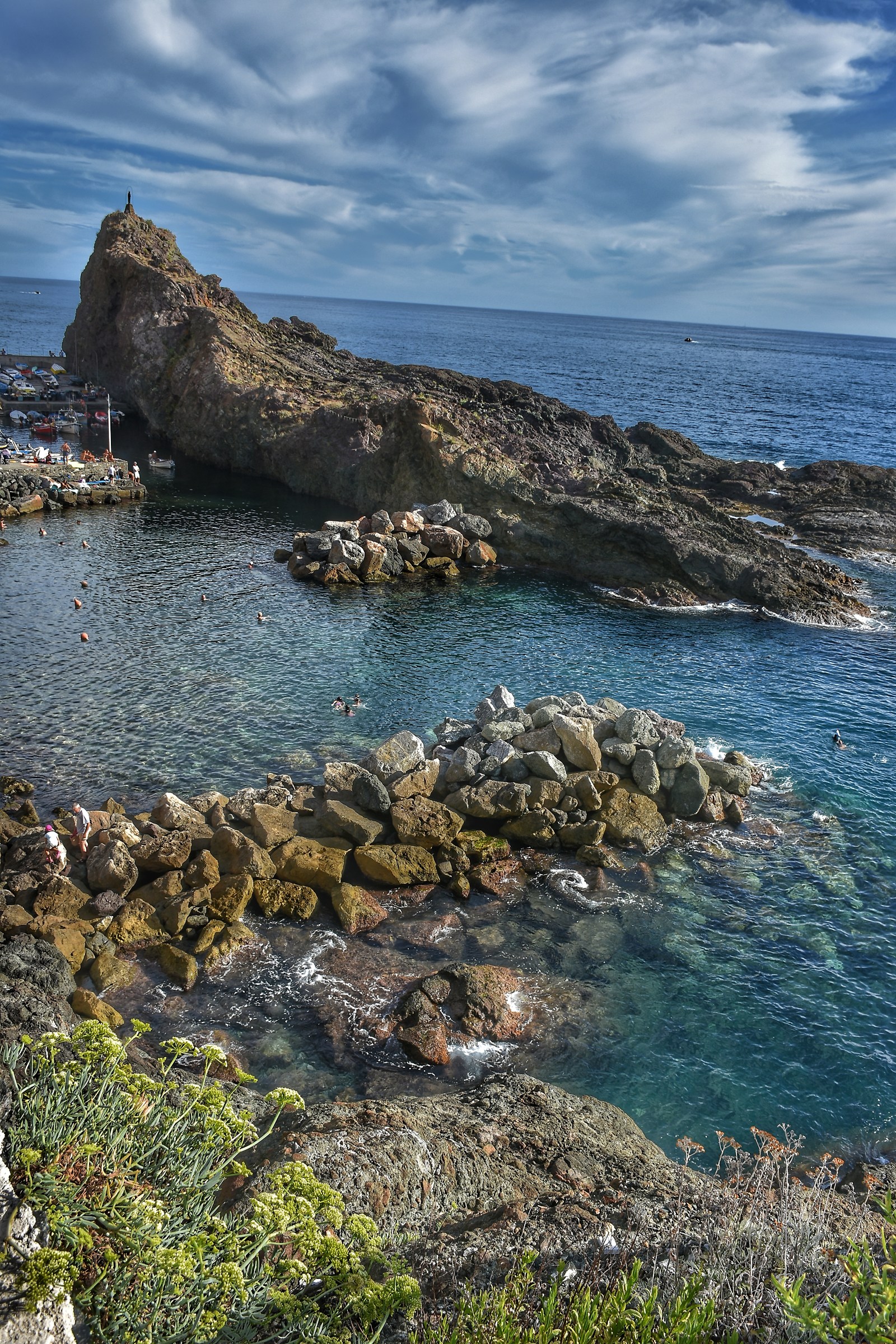 The Rock Ciamia in Framura