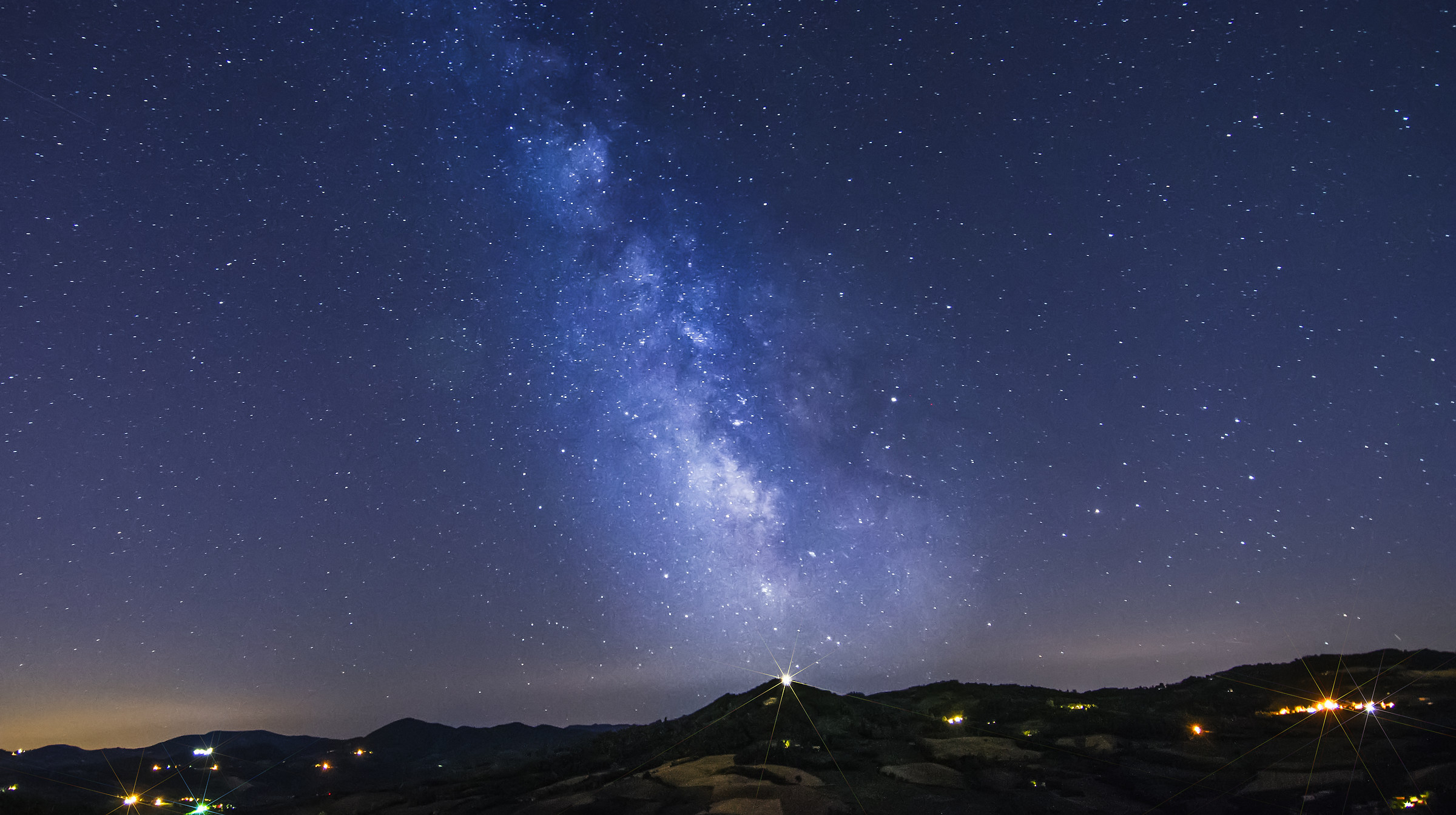 The Milky Way above Madonna del Monte