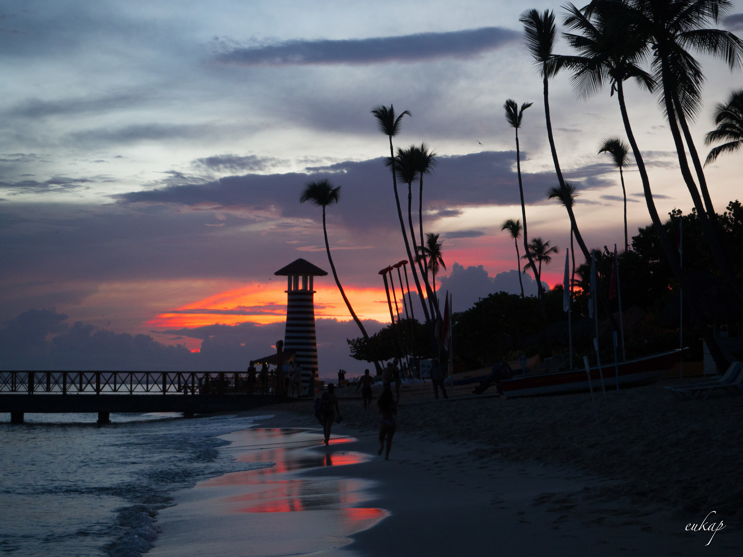 Sunset in the Caribbean