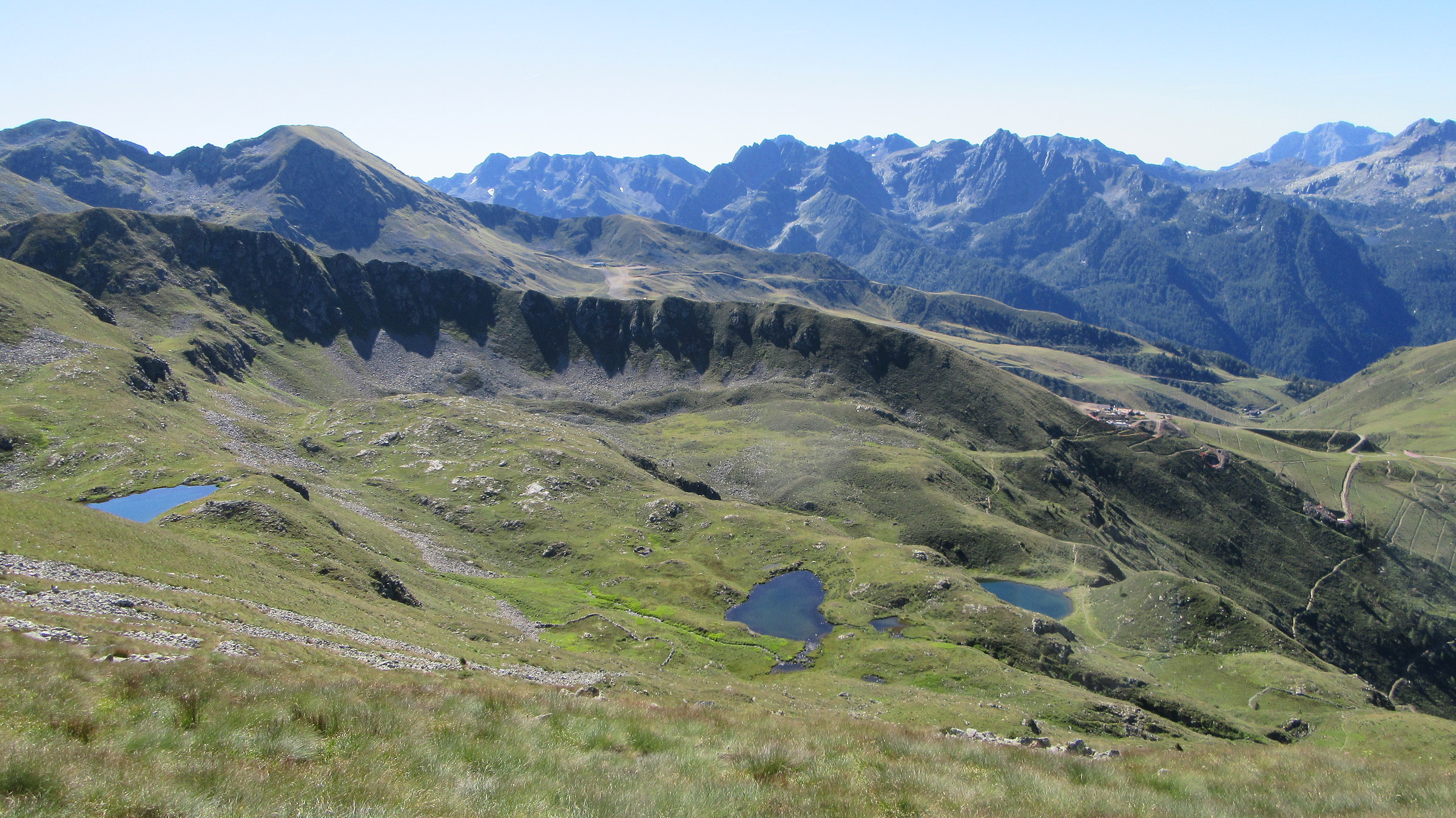Ponds above Foppolo