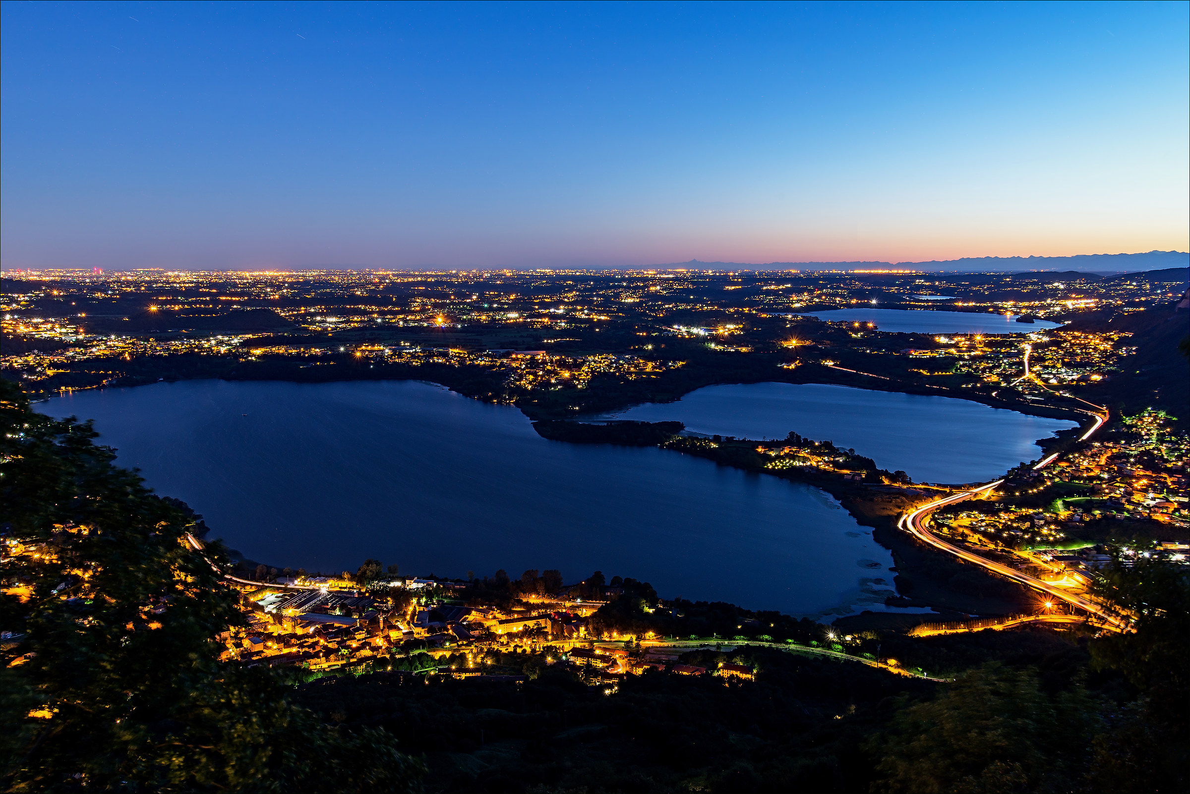 Parco del Monte Barro (lc) Veduta sui tre laghi