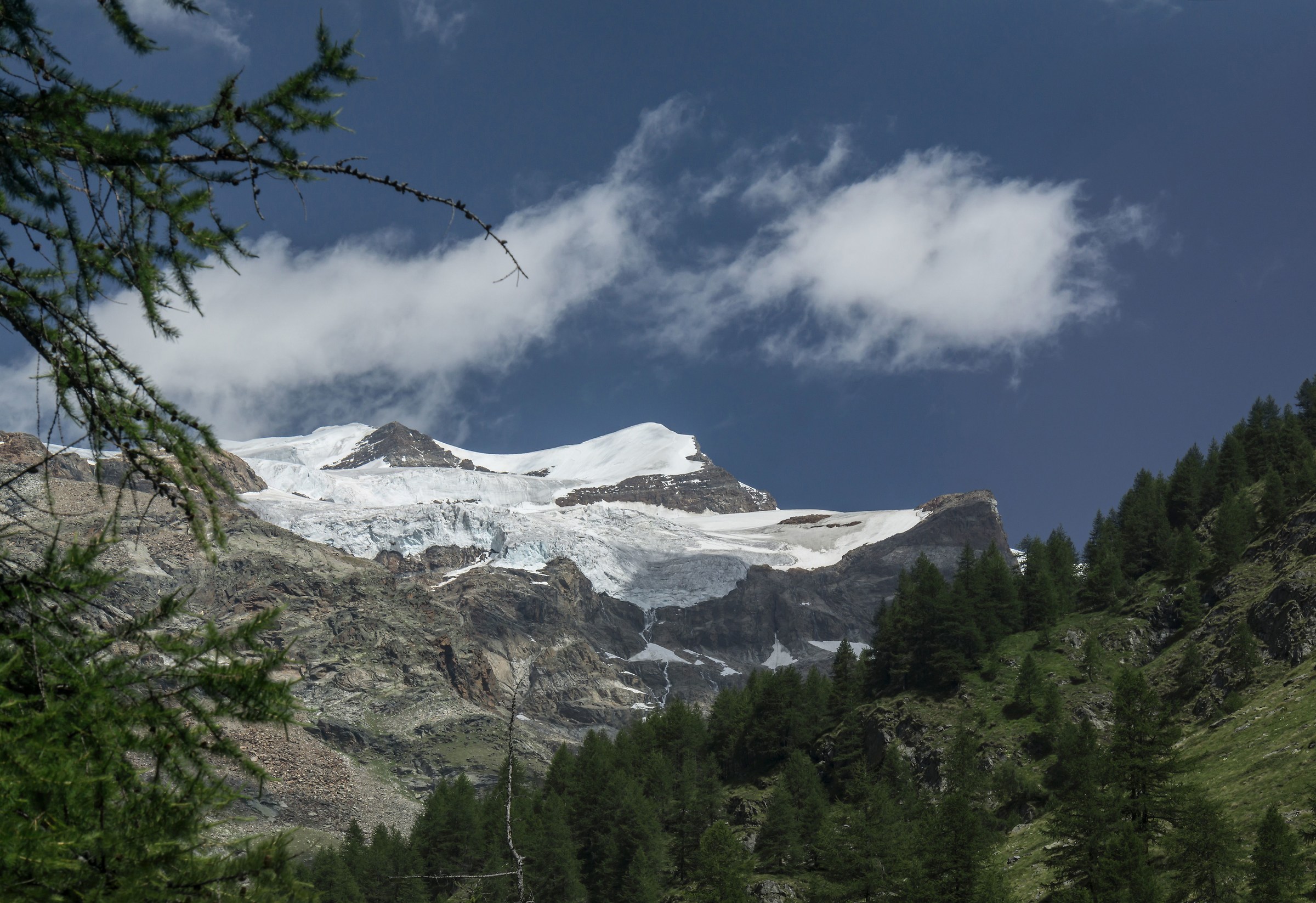 Massif of Monte Rosa seen from Staffal (Gressoney) 3