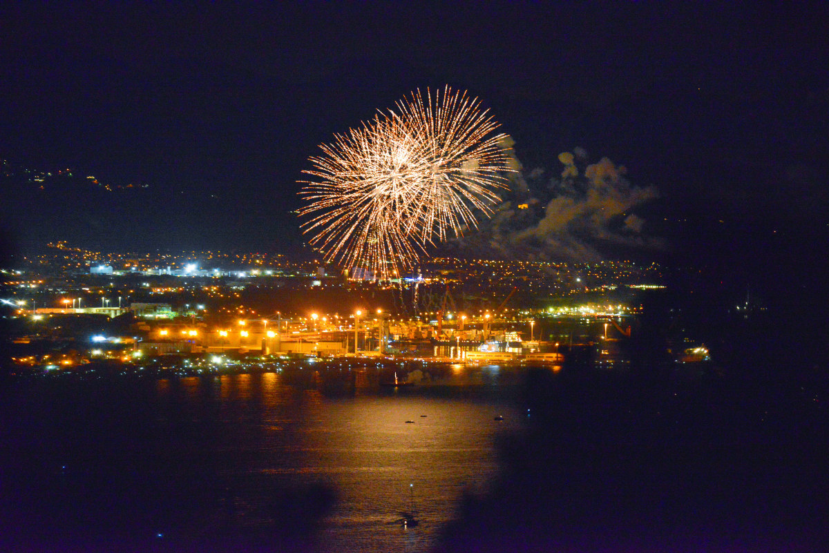 Marina di Carrara  Fuochi artificiali