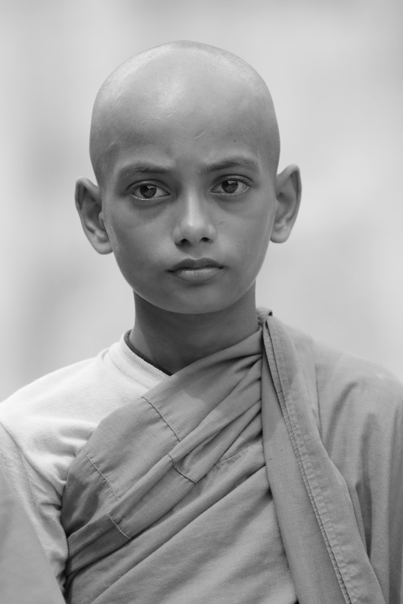 Giovane monaco buddista