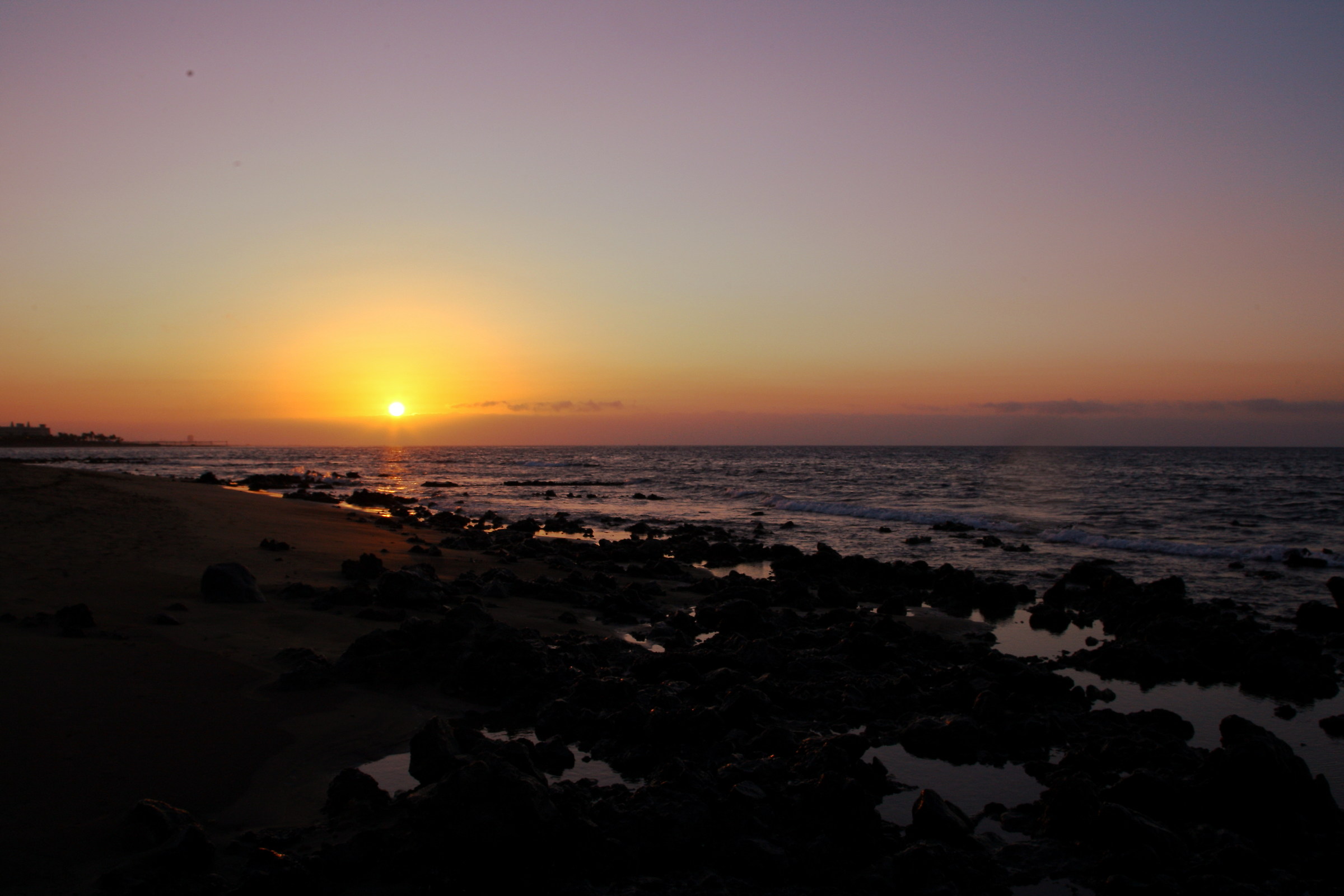 Dawn to lanzarote