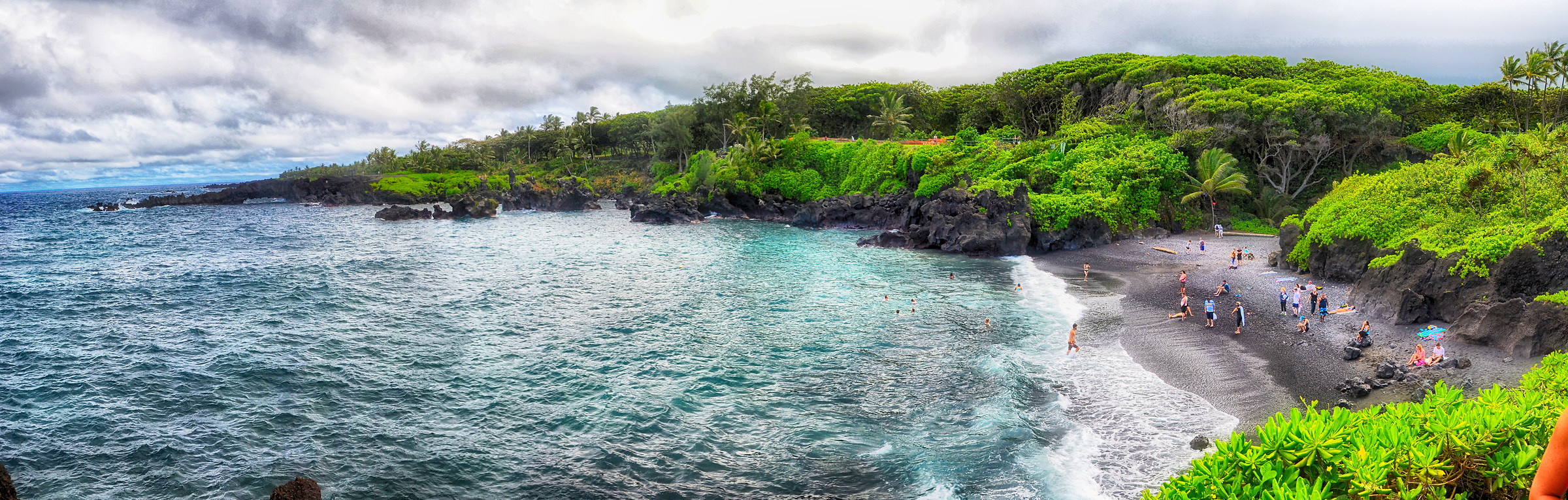 Road to Hana - Black Sand Beach
