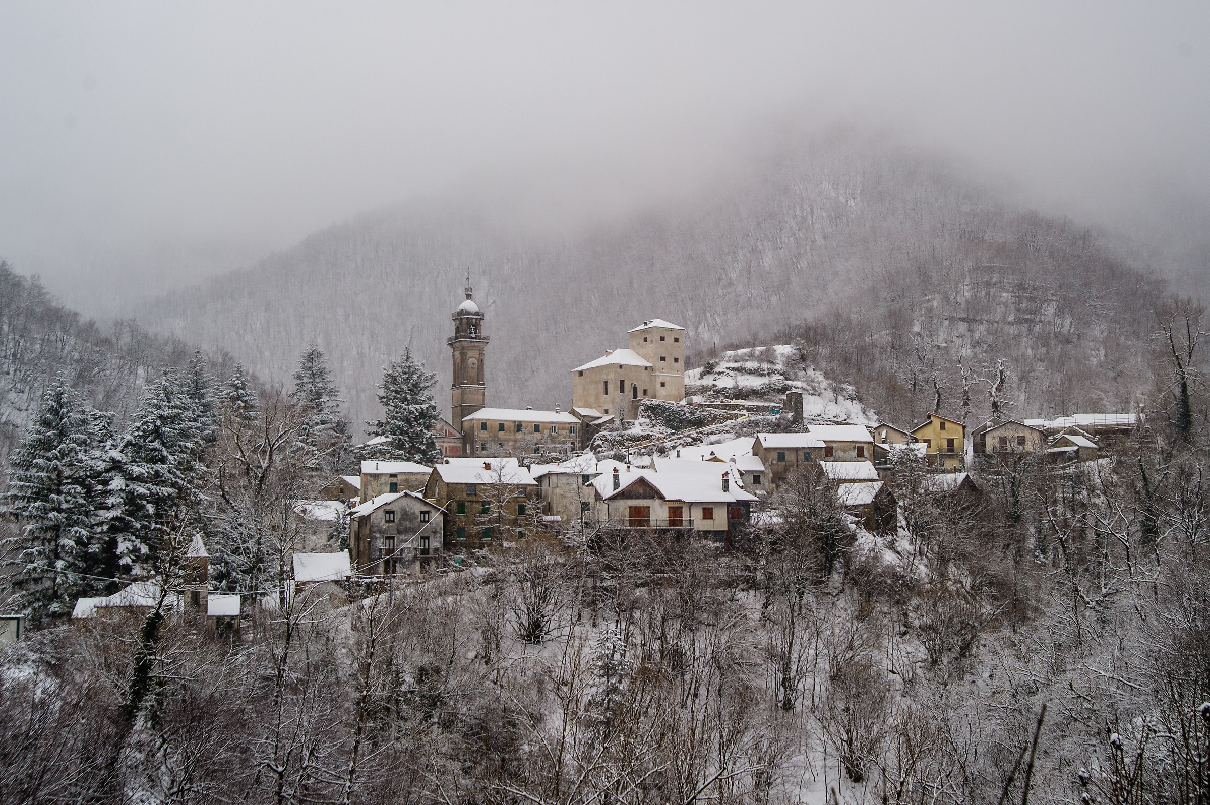 Senarega nella morsa del gelo