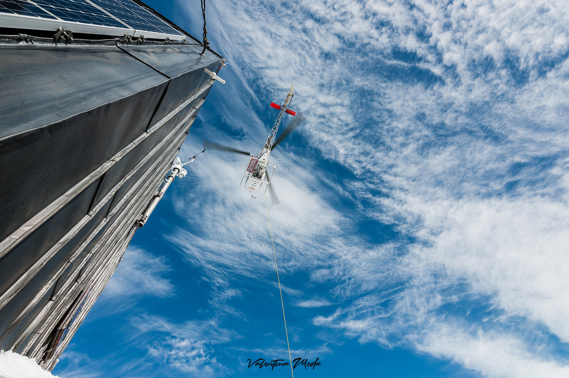 Rifornimenti alla Capanna Regina Margherita