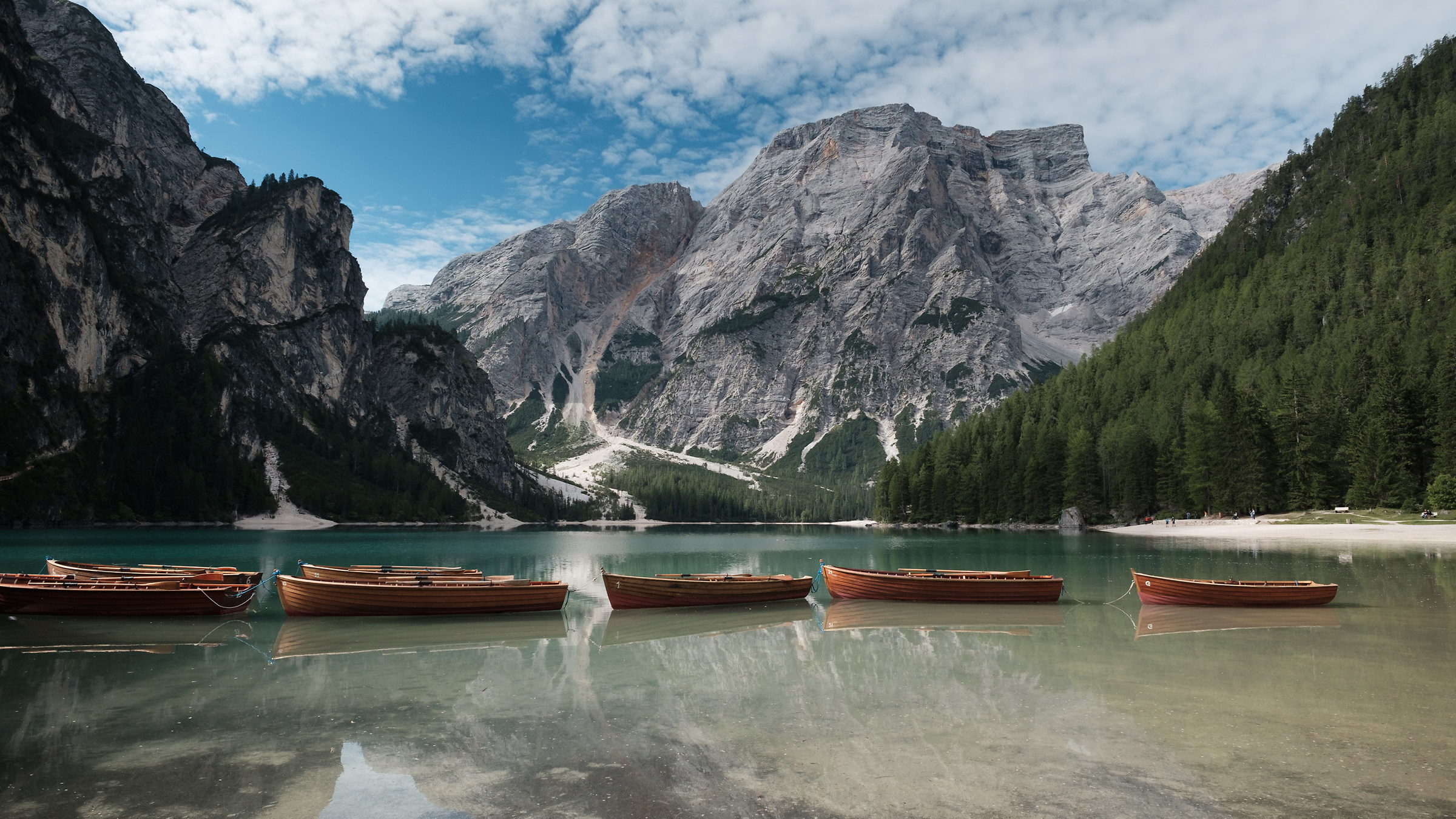 Boats on the lake