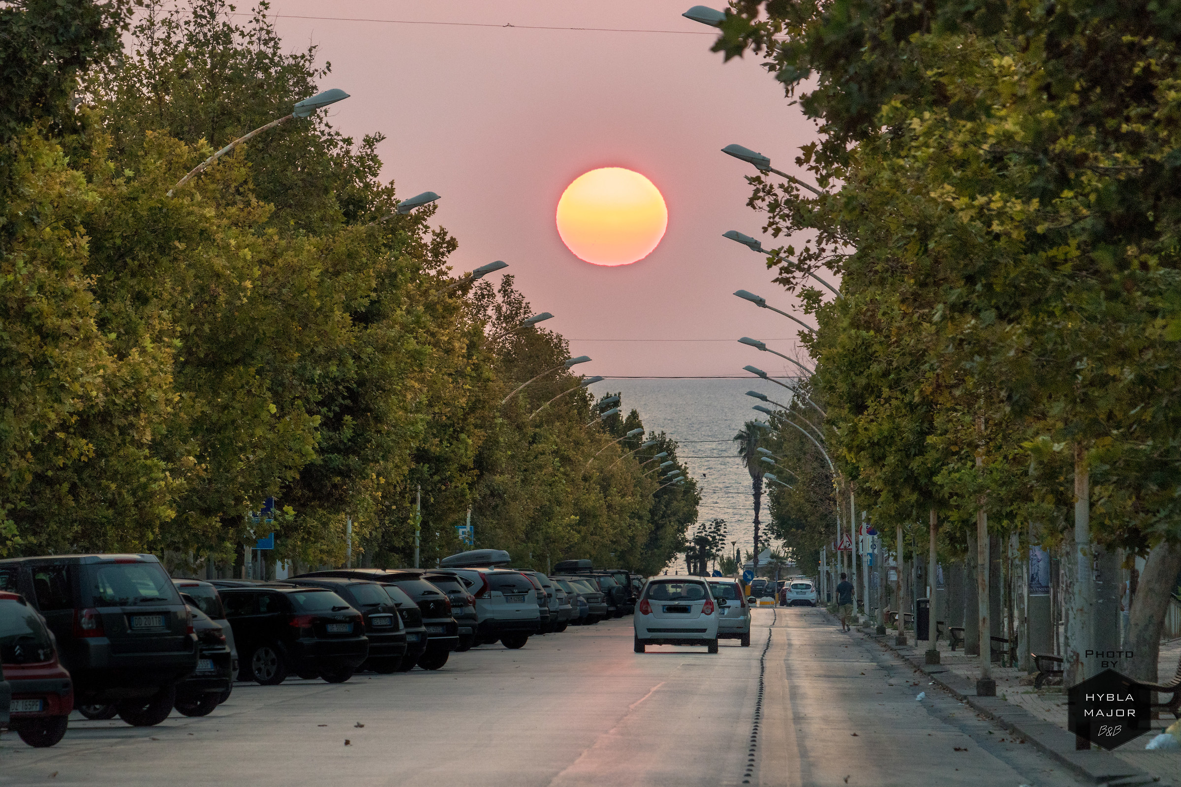 Il viale del tramonto