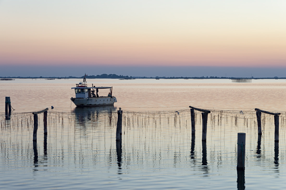 Tramonto in sacca (Scardovari )