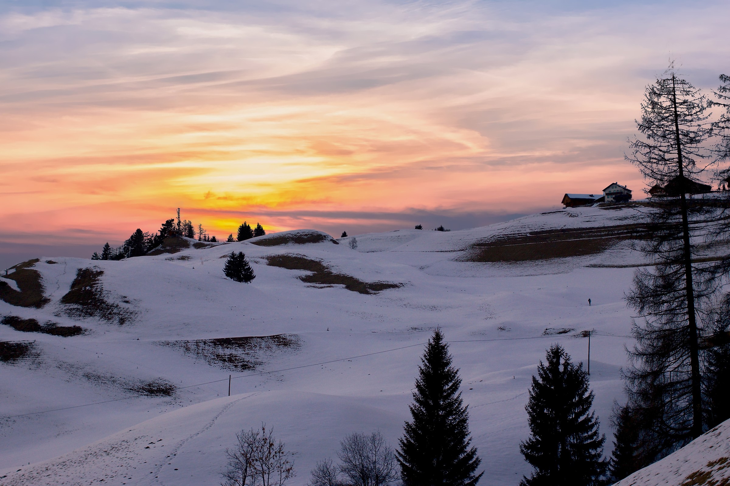 Winter Lights - La Vall - Wengen in Badia