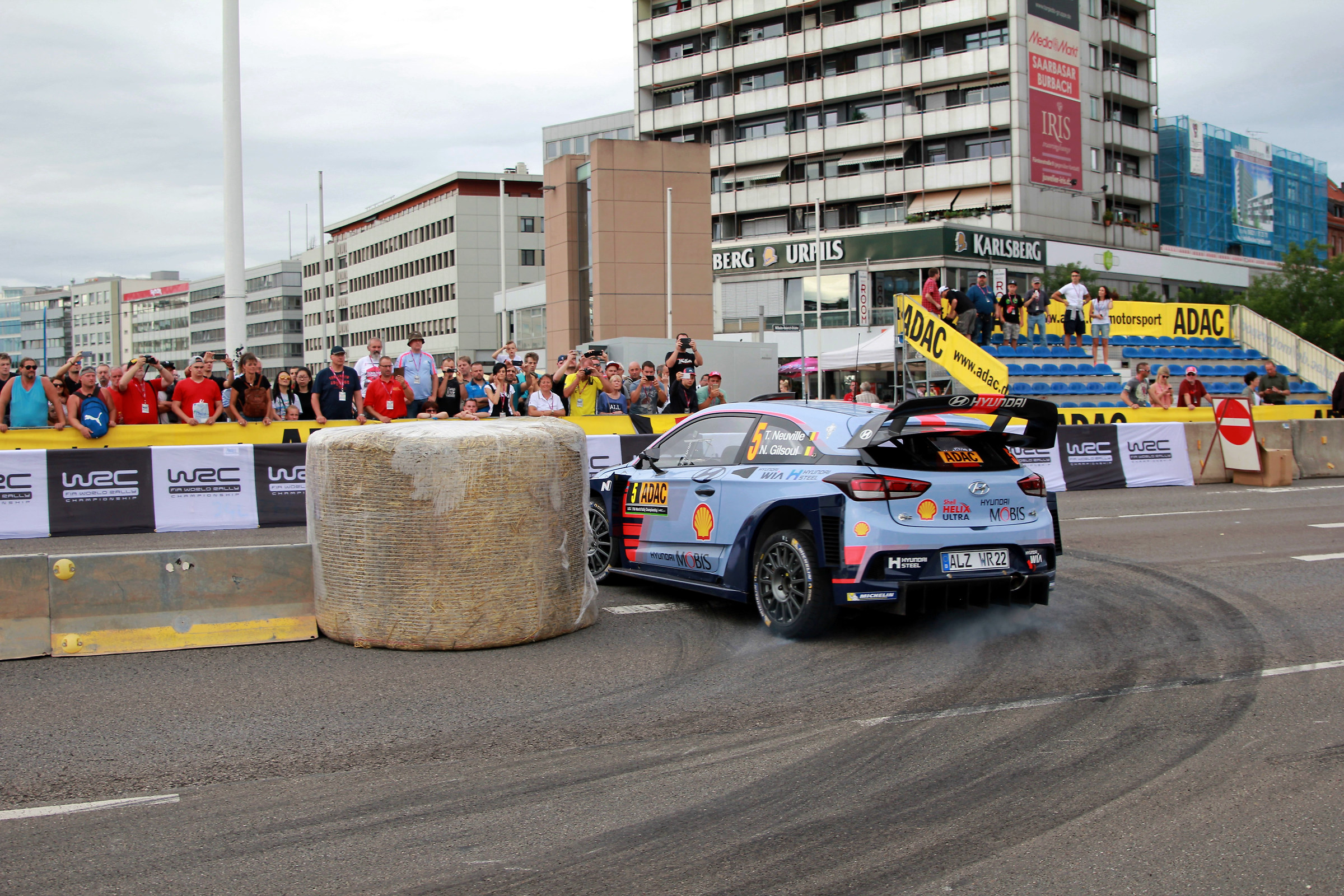 Neuville-Gisoul in rally show Germany 2017