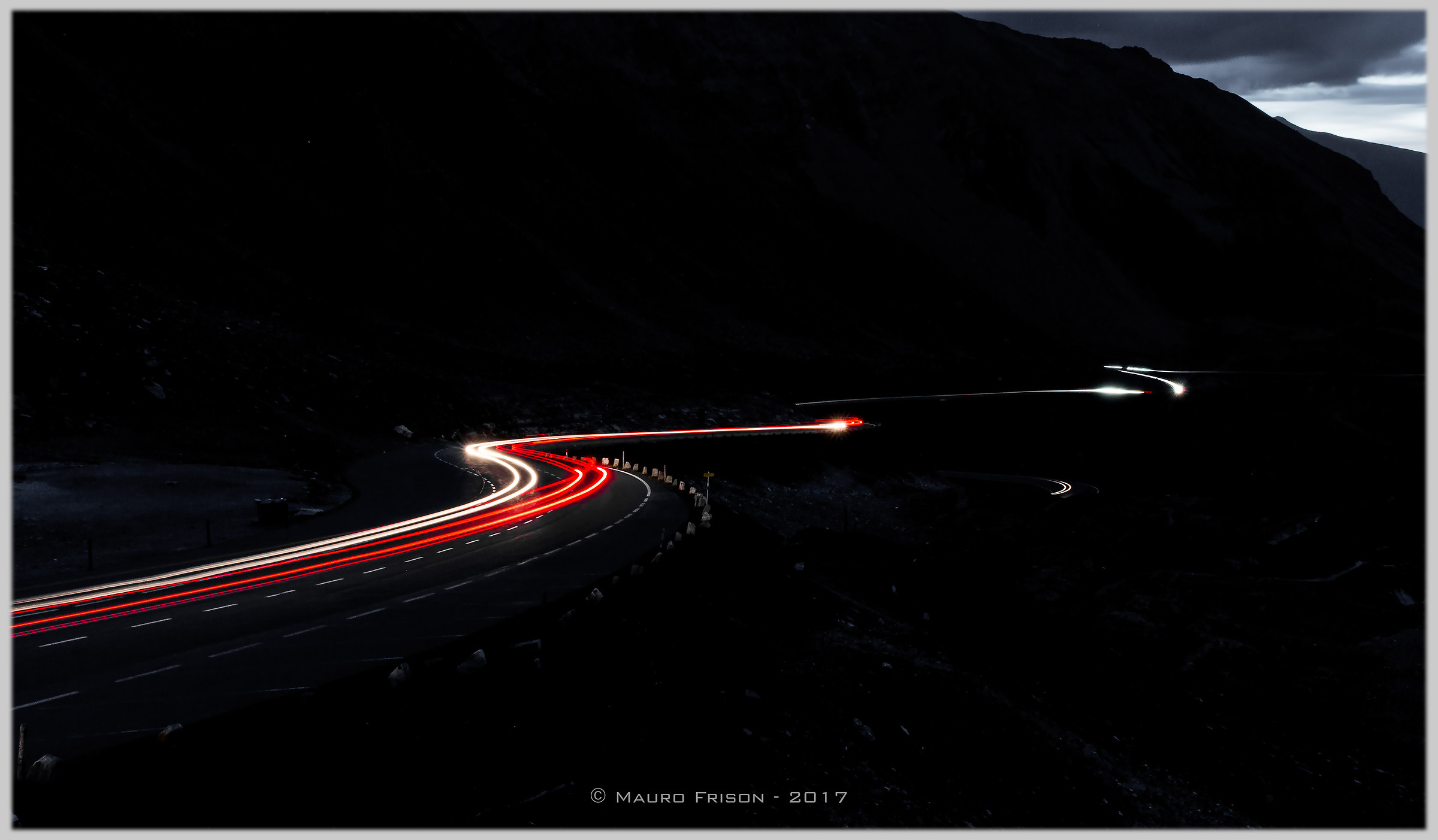 A road ..... not really straight