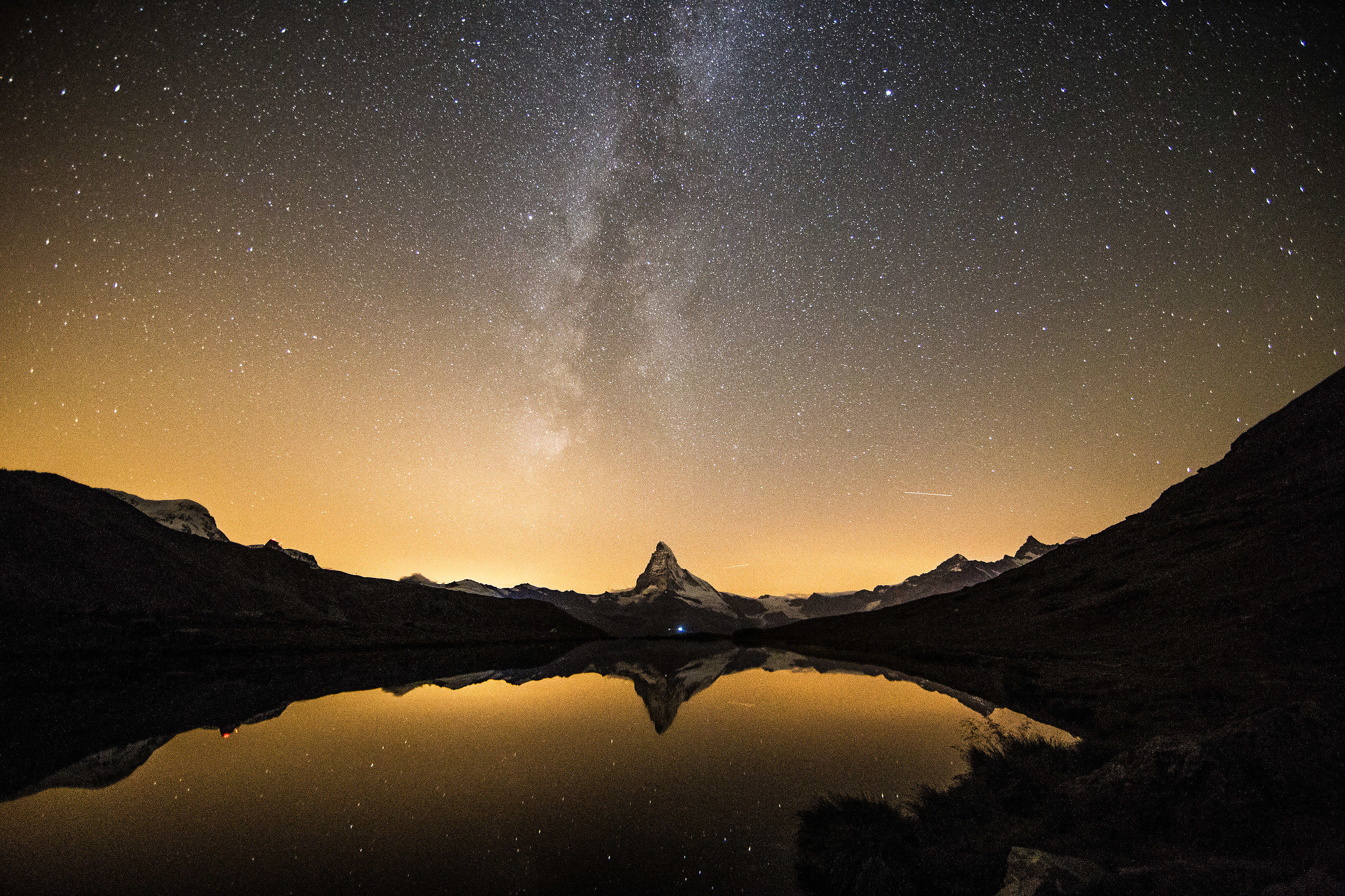 Milky Way over the Matterhorn