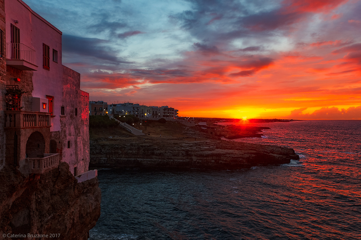 Tramonto a Polignano