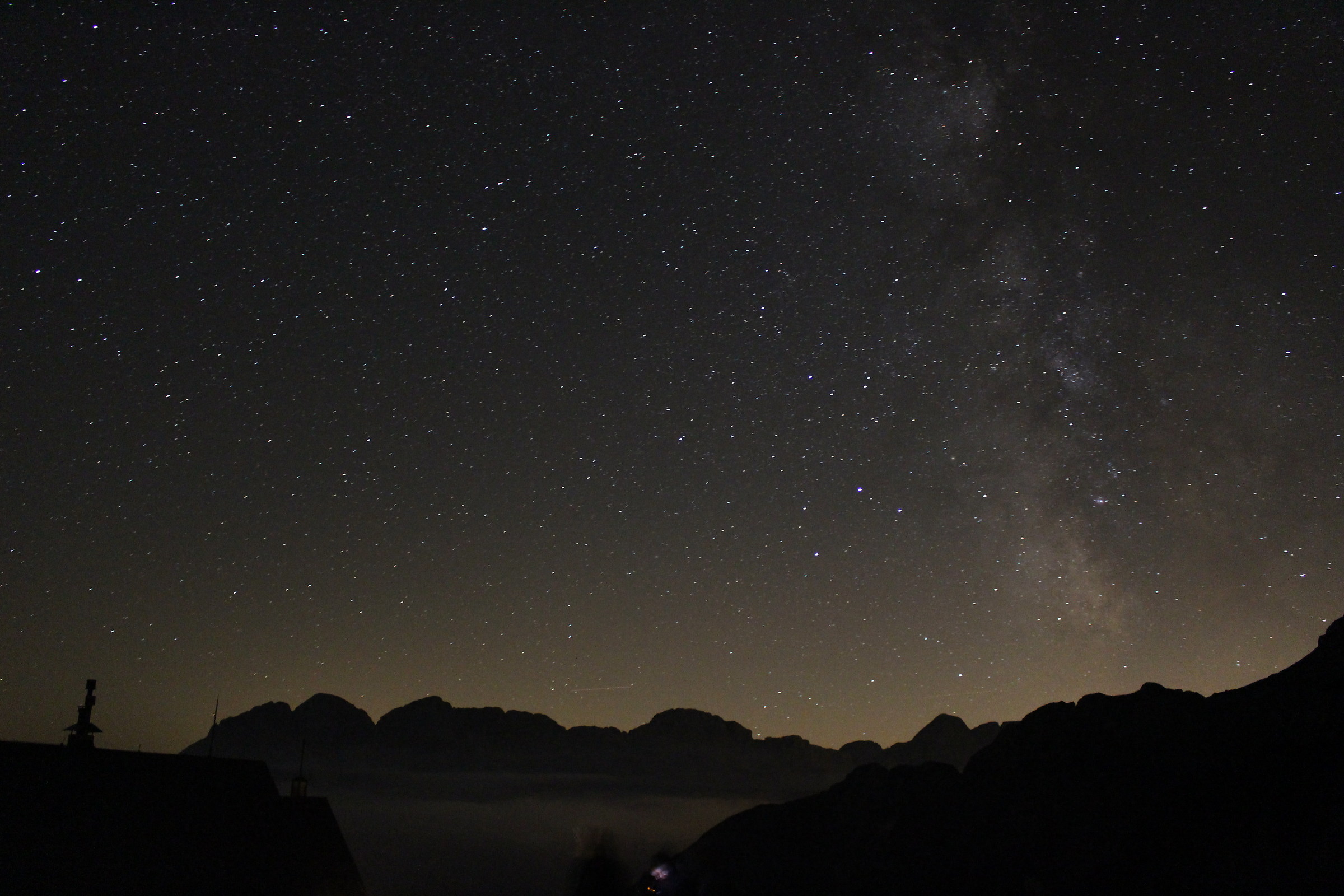 Milky Way between Canin and Jof Fuart