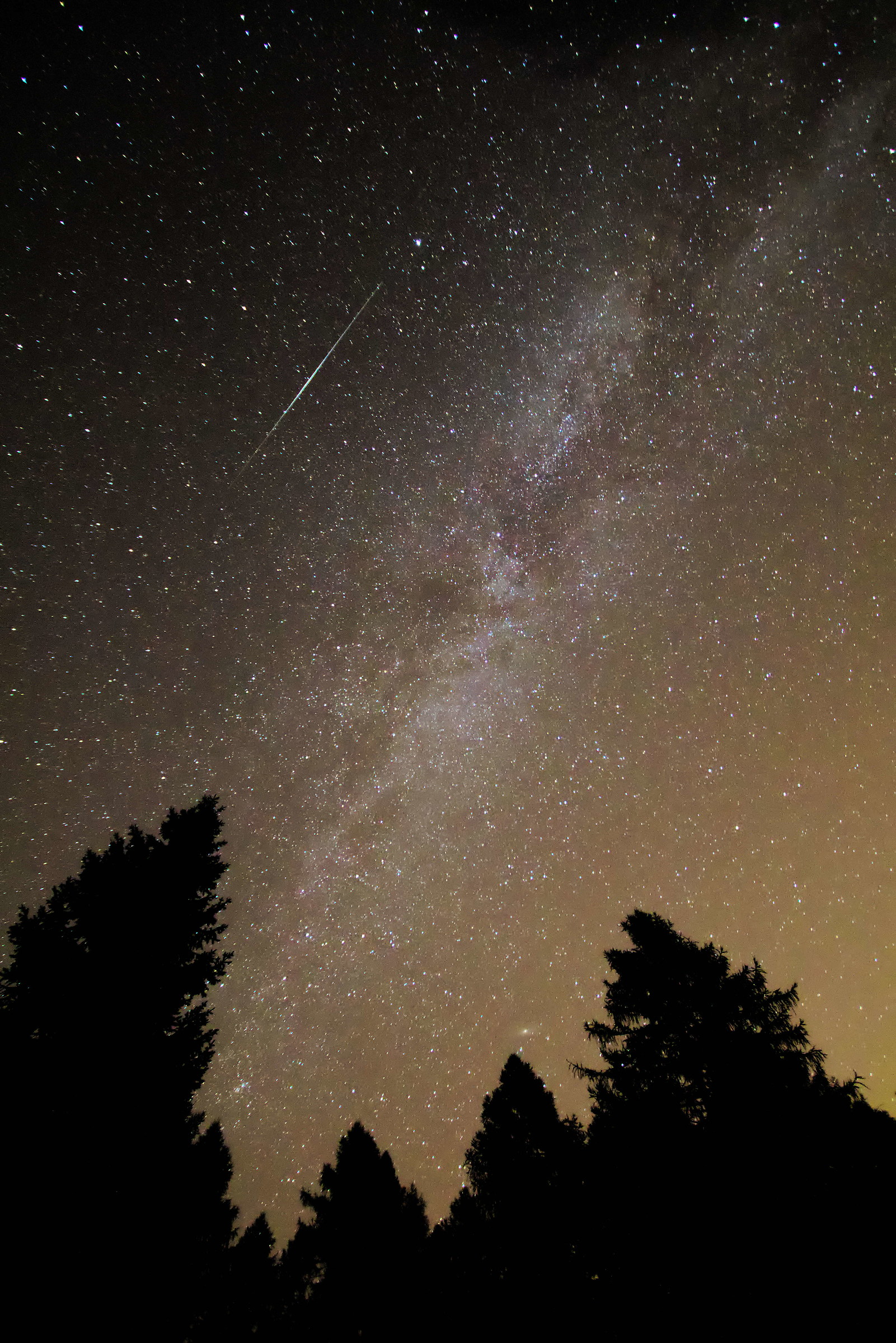 Via Lattea da dietro casa