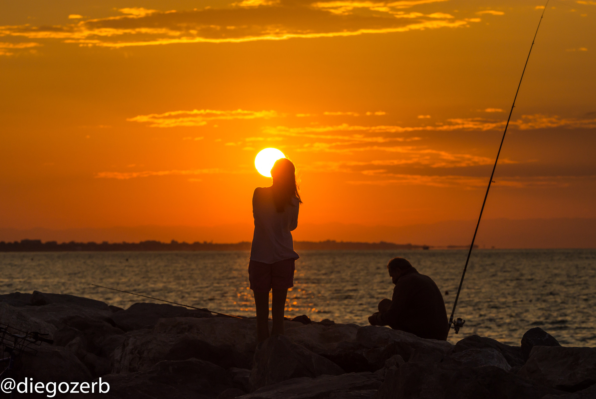 Fisherman in company