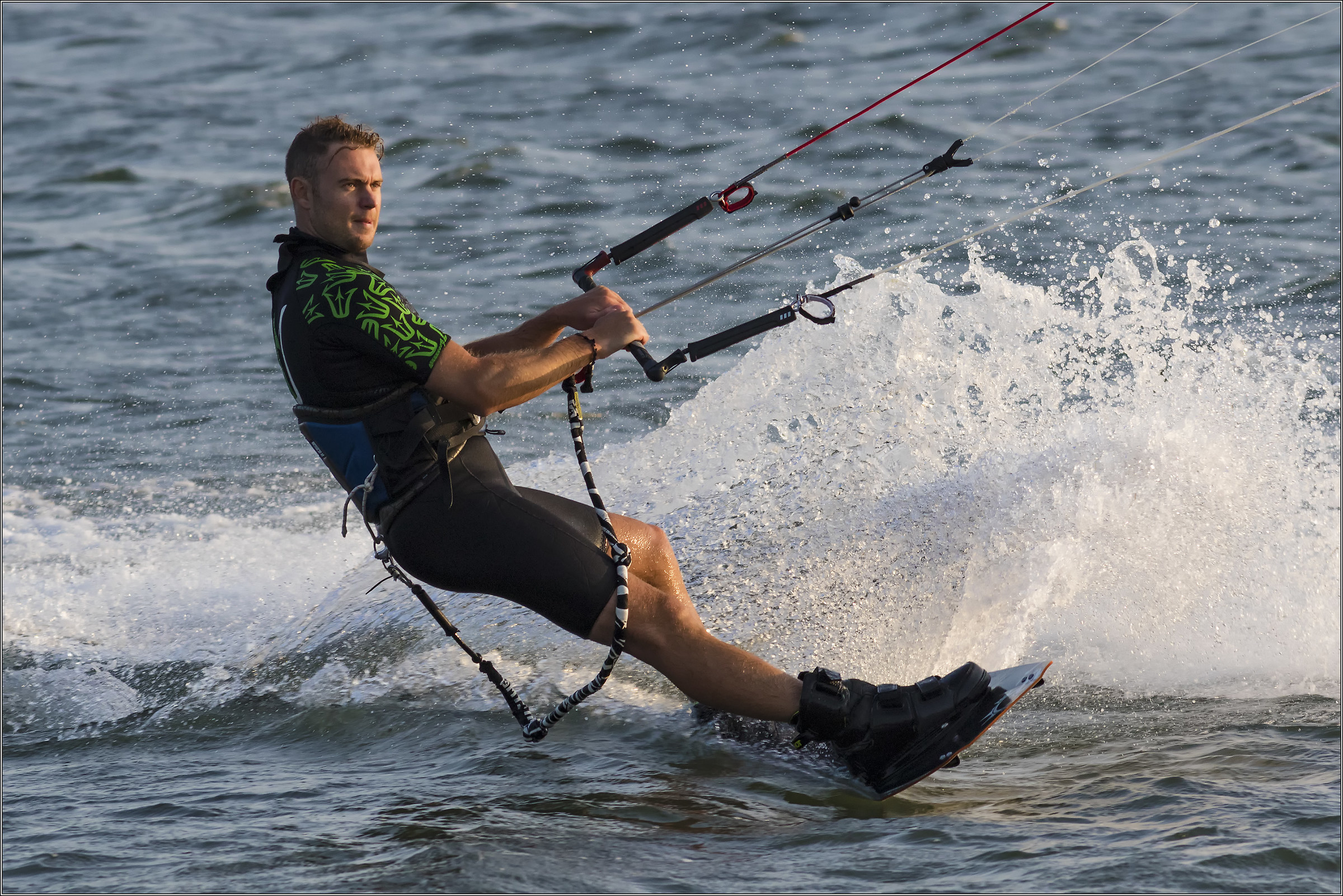 kitesurfing