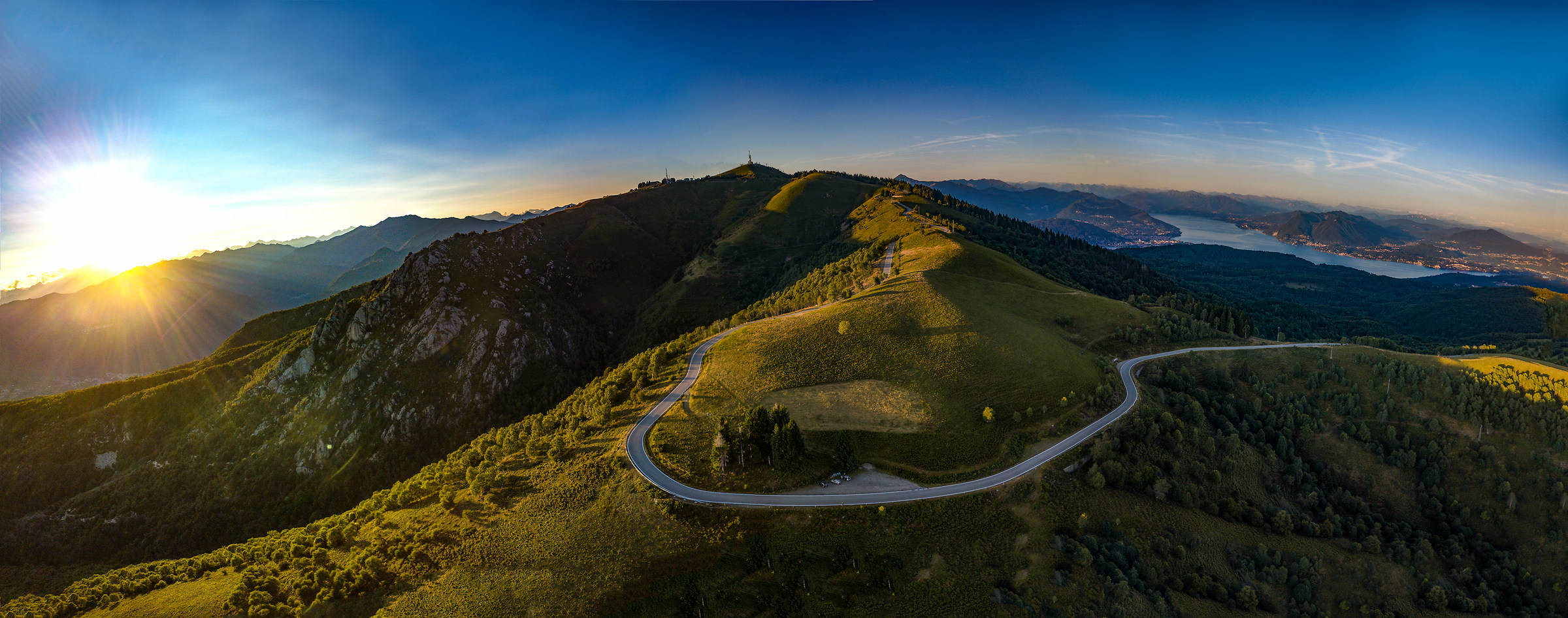 The road to the Mottarone