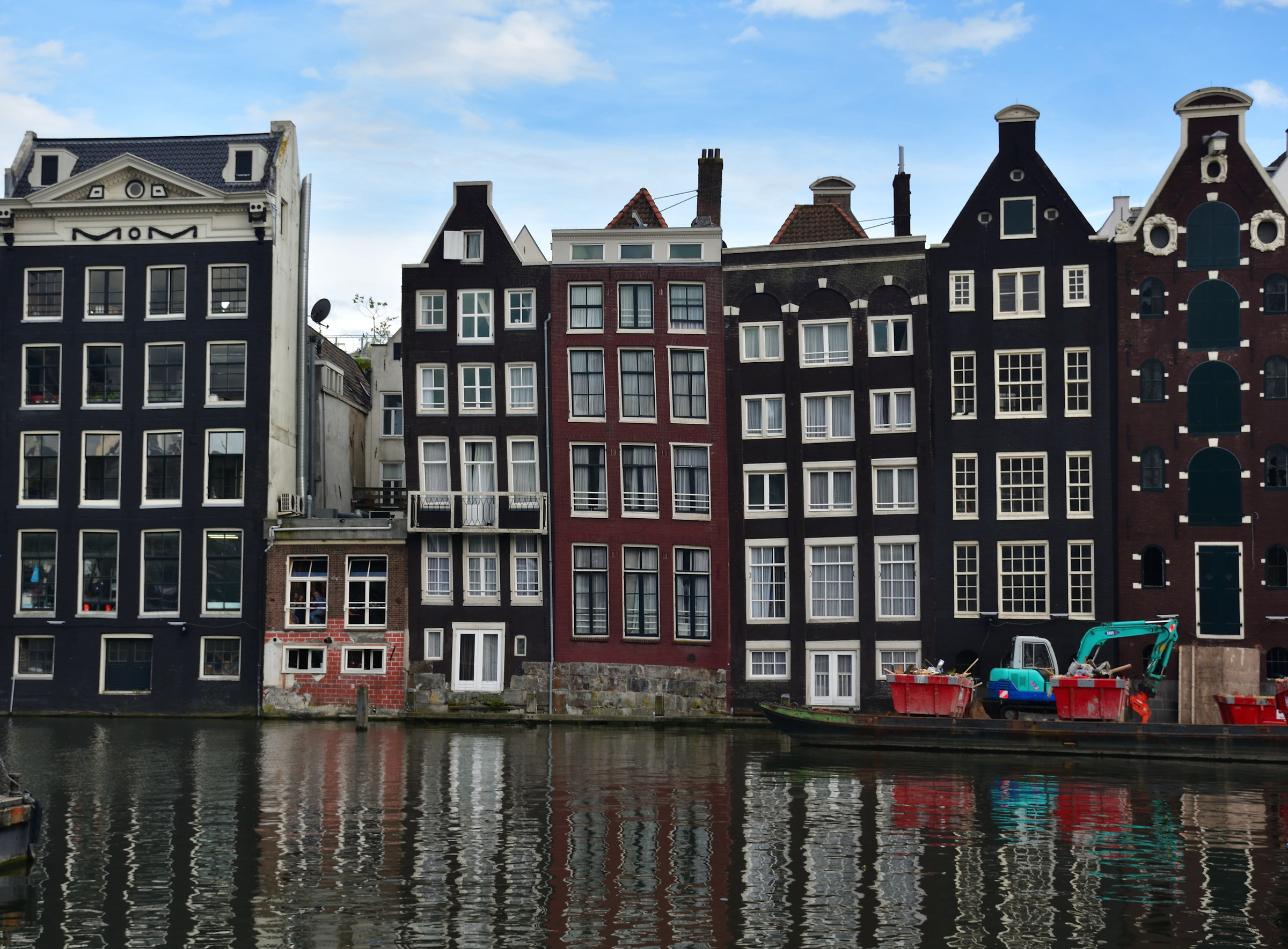 The crooked houses of Amsterdam