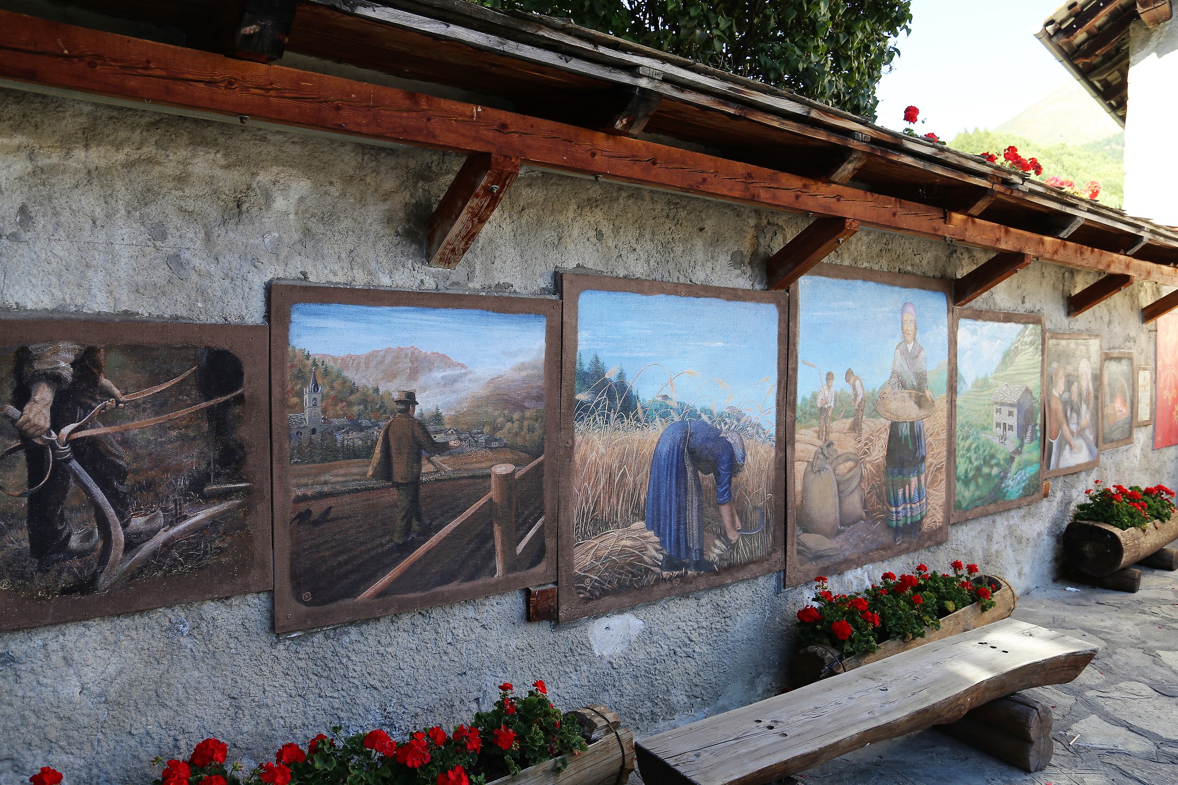 Usseaux - il percorso del pane