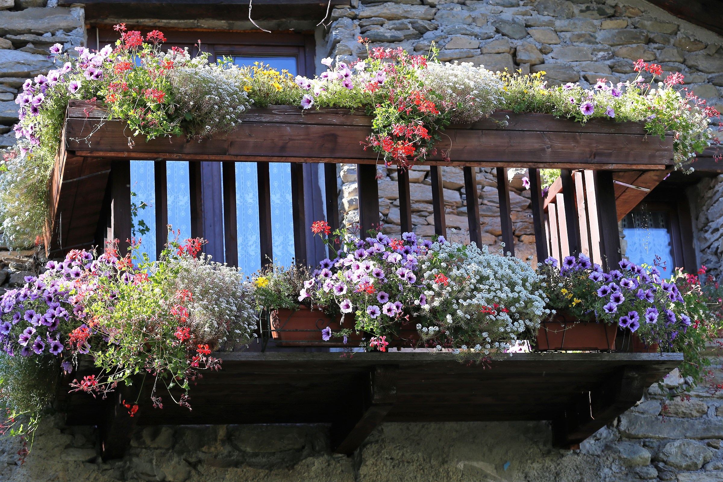 Usseaux - balcone fiorito