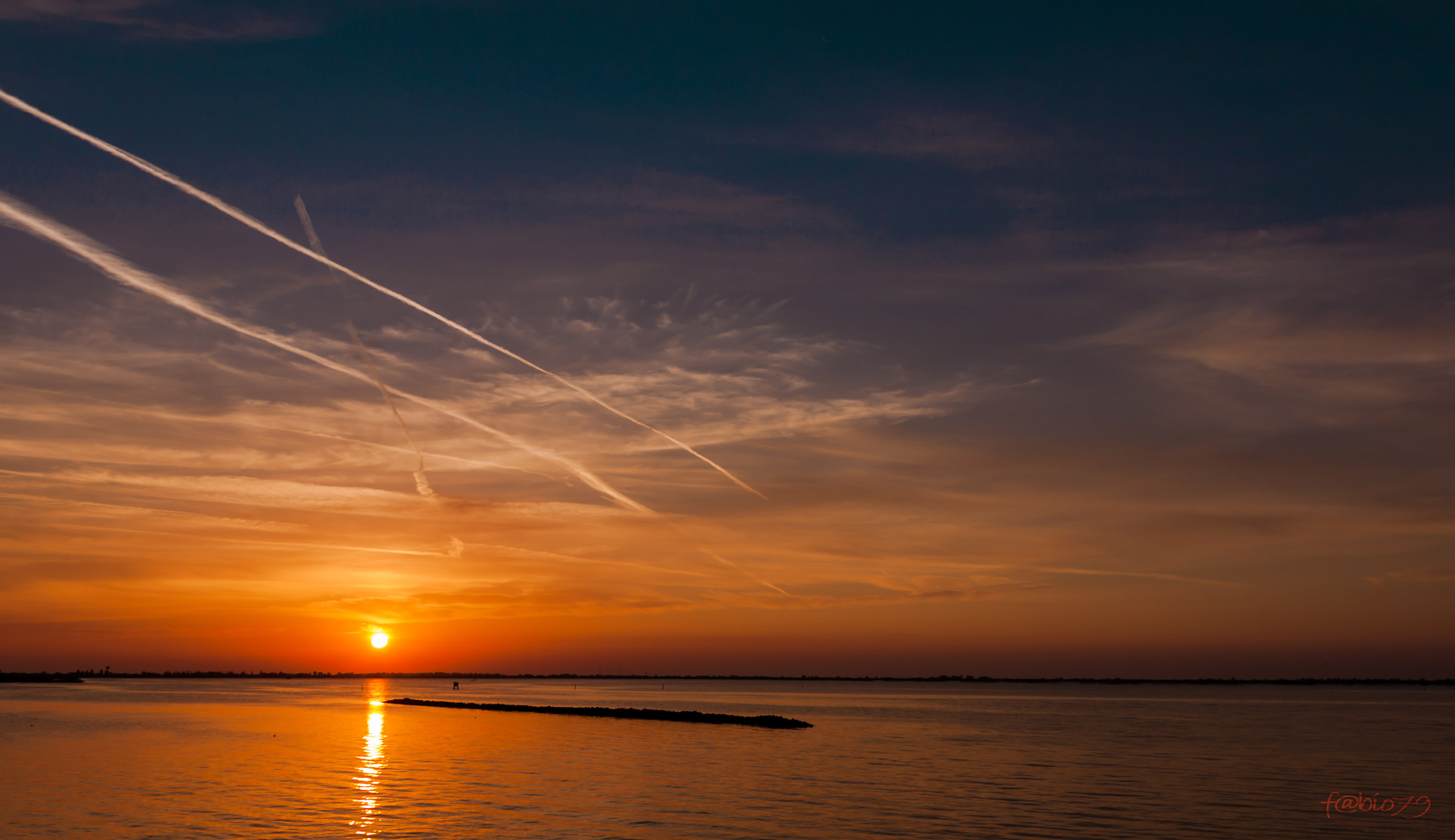 Painting the sky at dawn