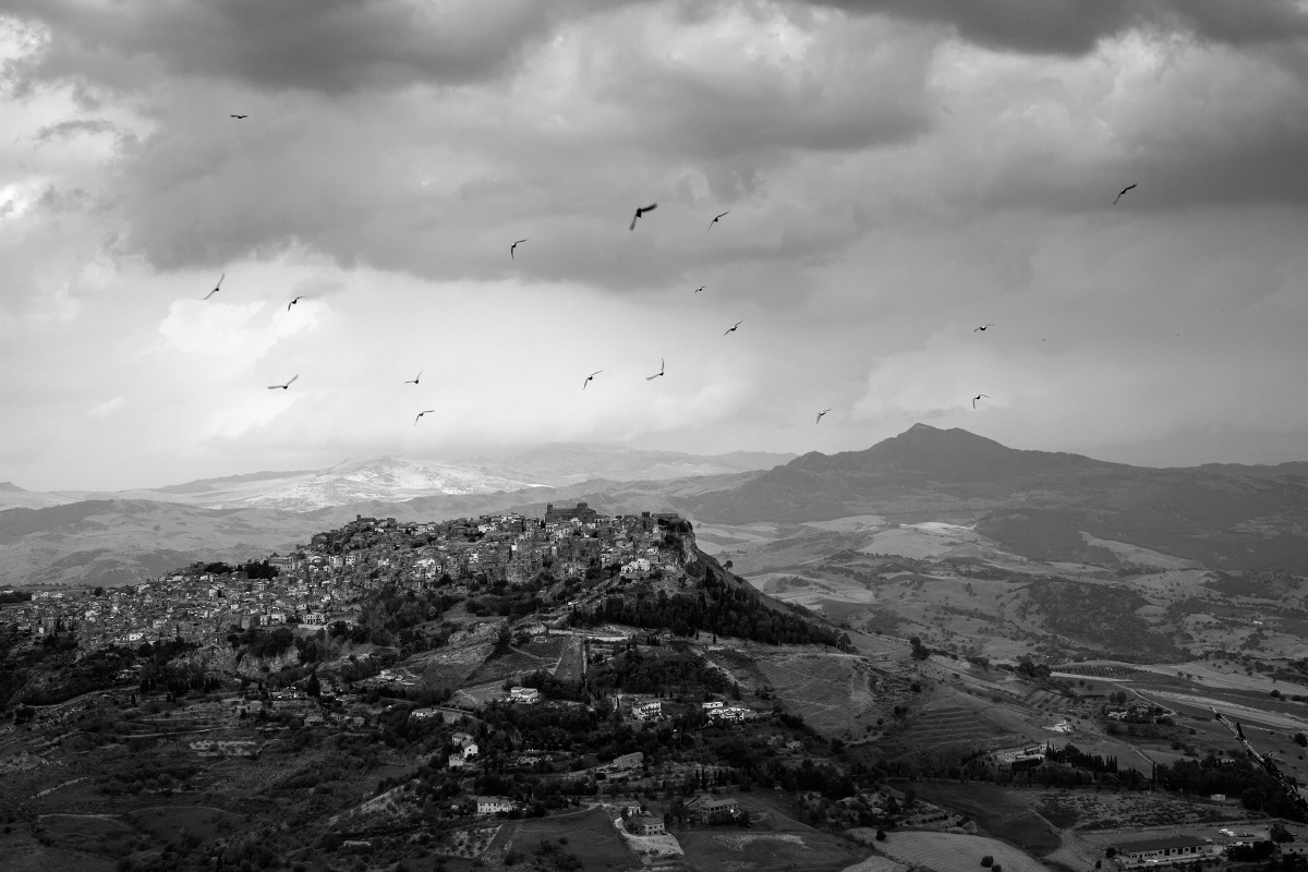 Calascibetta - Vista da Enna