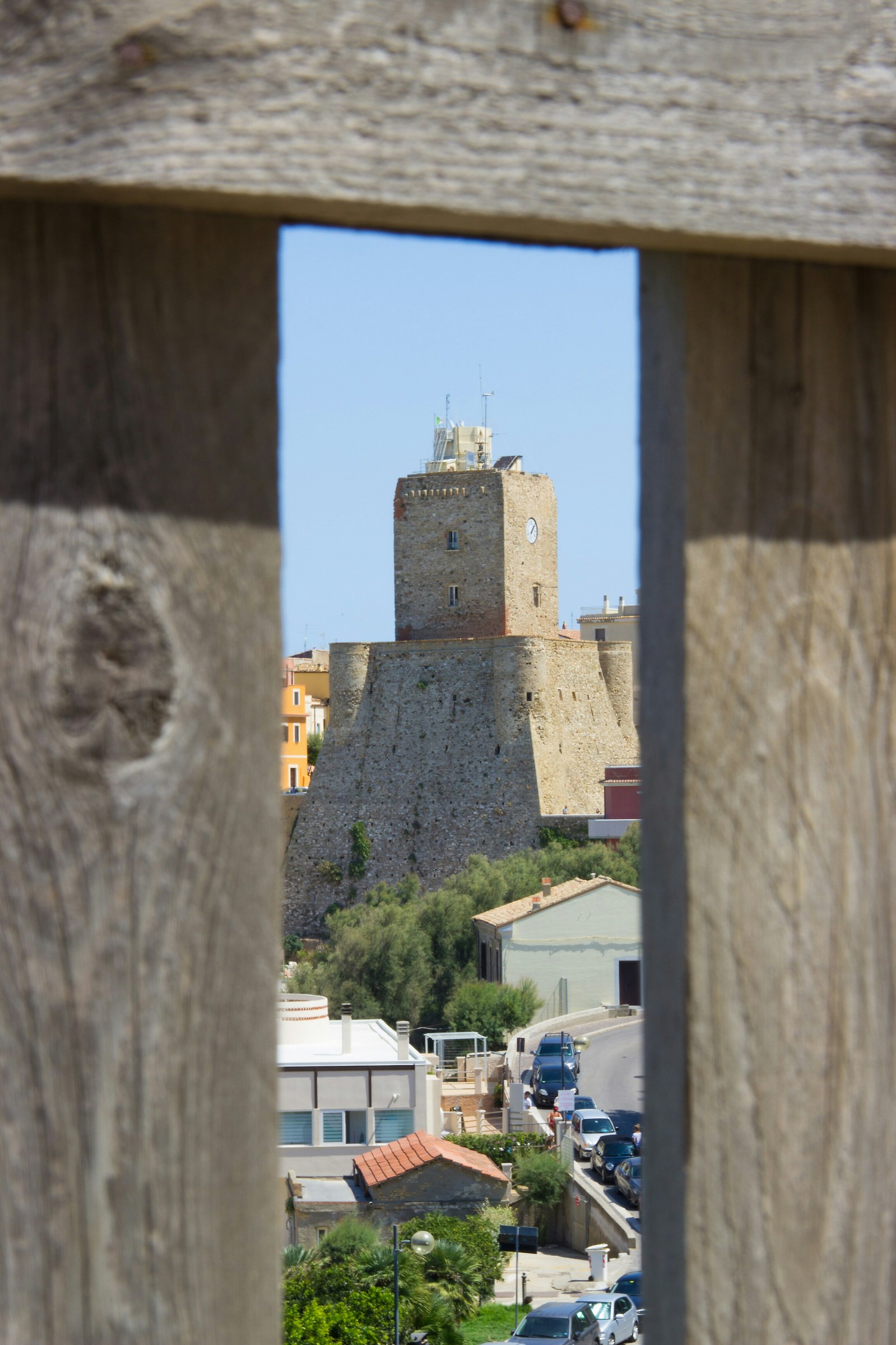 Uno scorcio sul castello