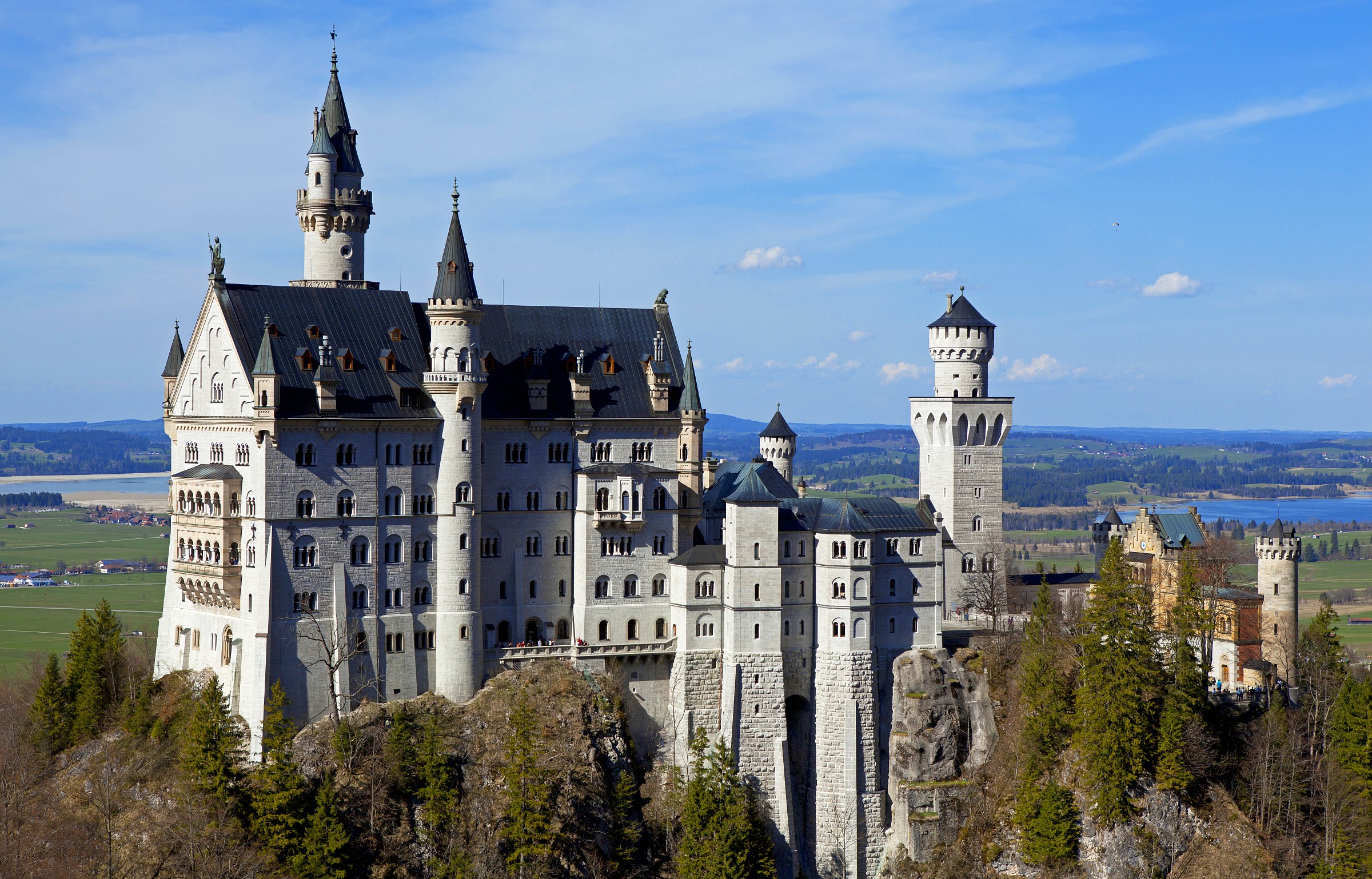 Castello di Neuschwanstein in Hohenschwangau