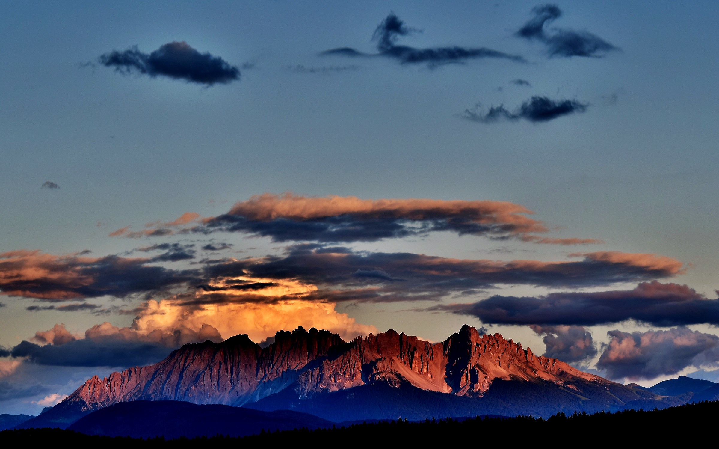 Tramonto sul Latemar