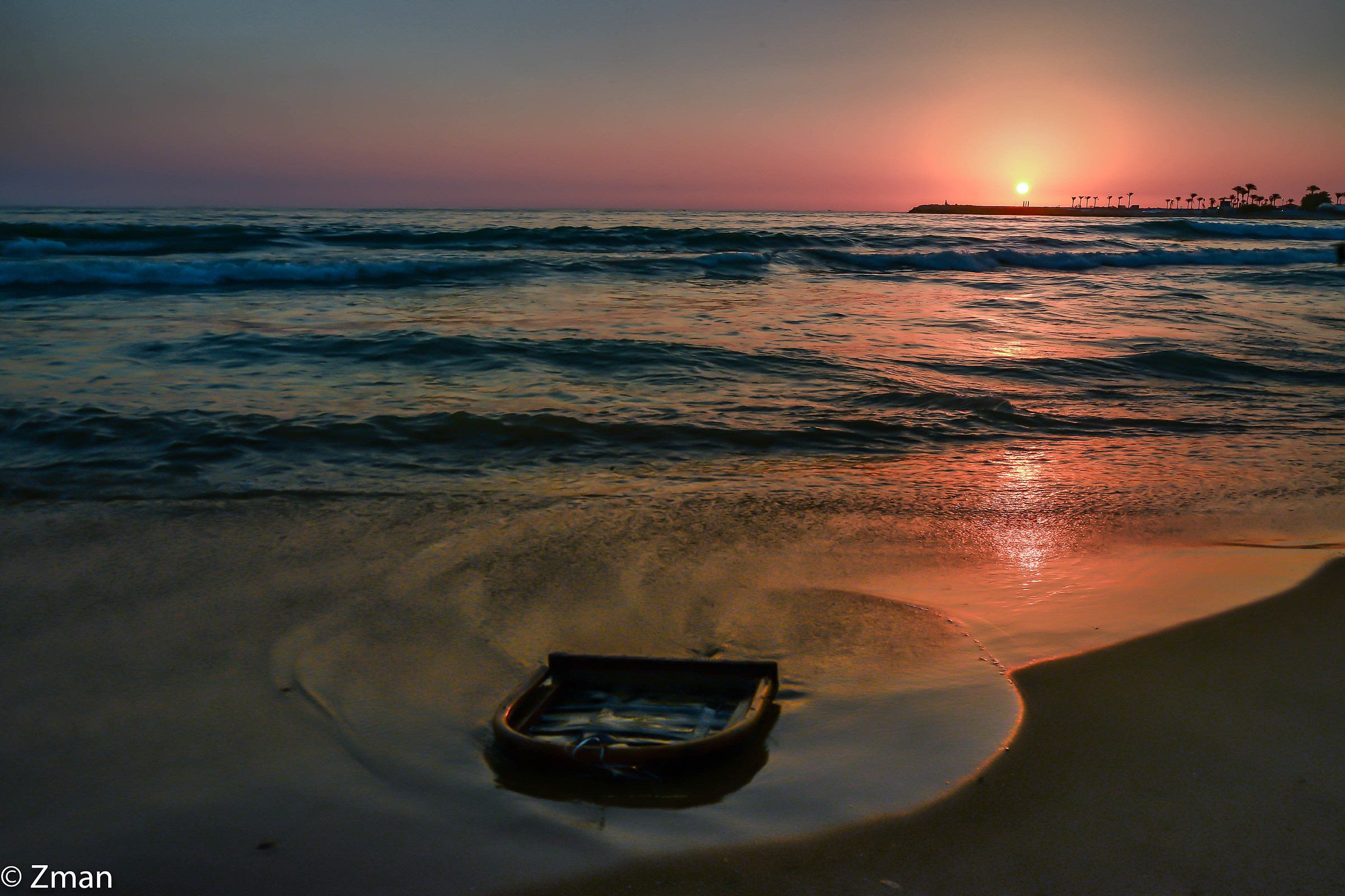 Tramonto a White Sands Beach