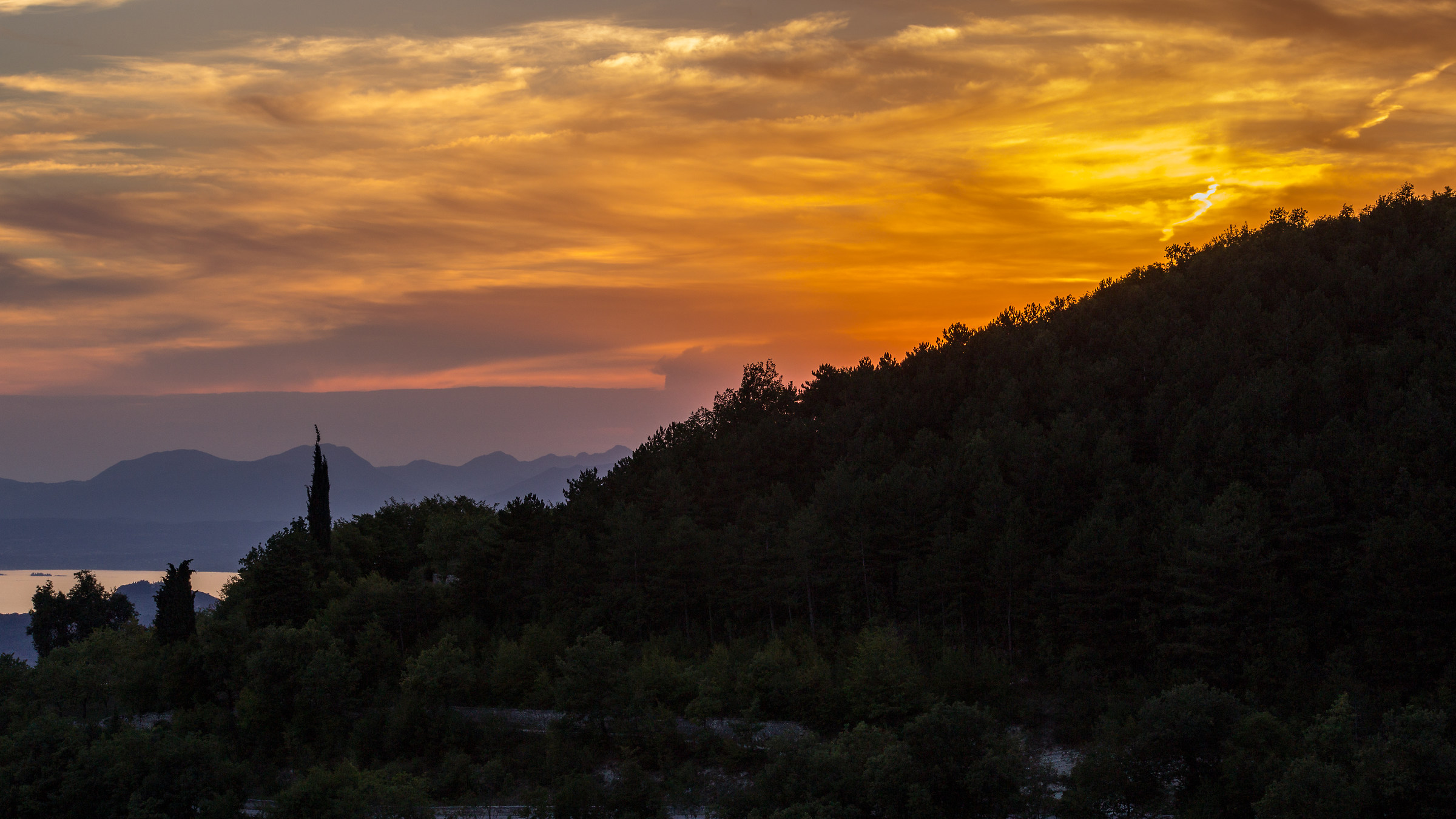 Sunset from old church