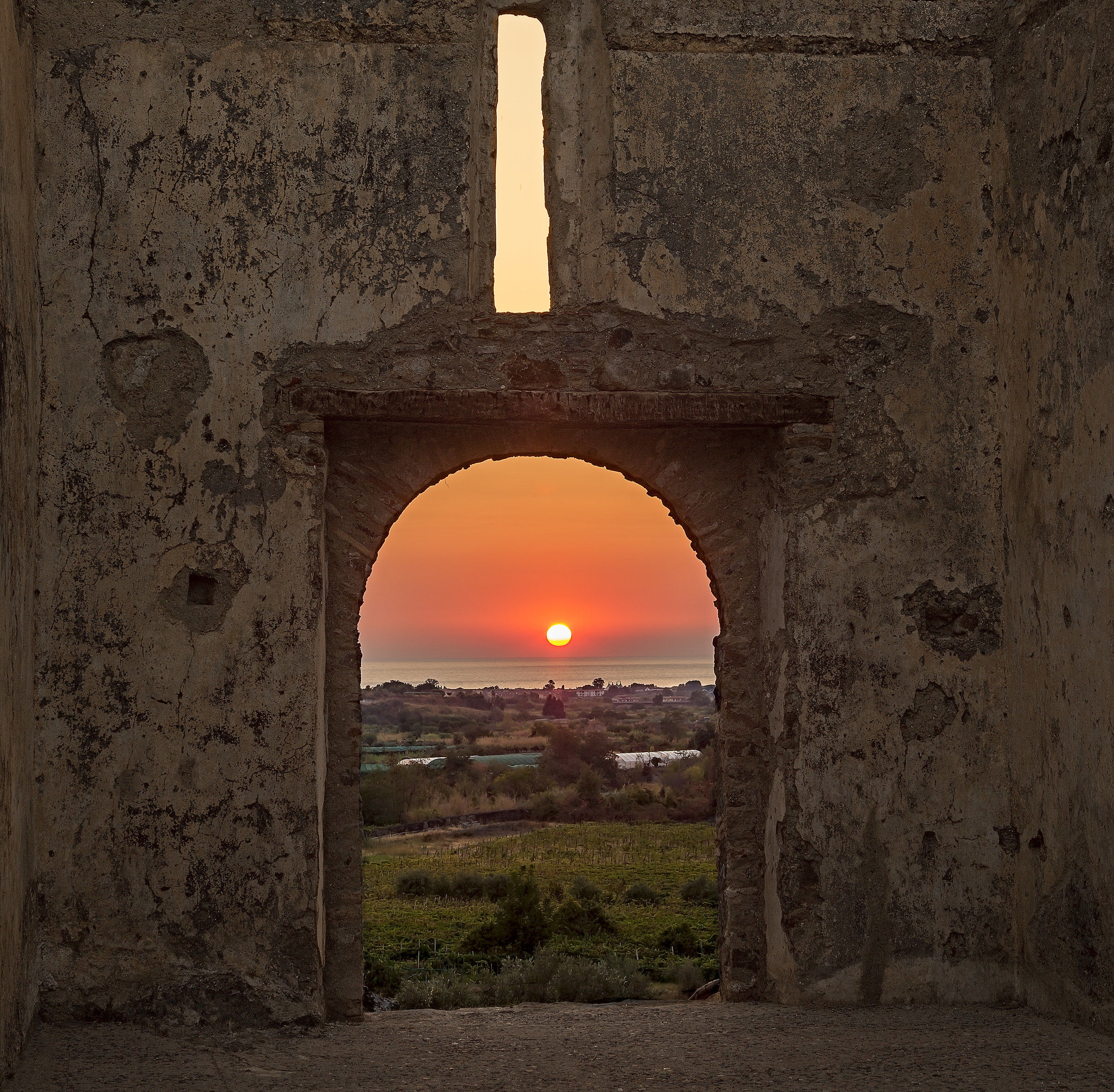 A door on the sunset ...