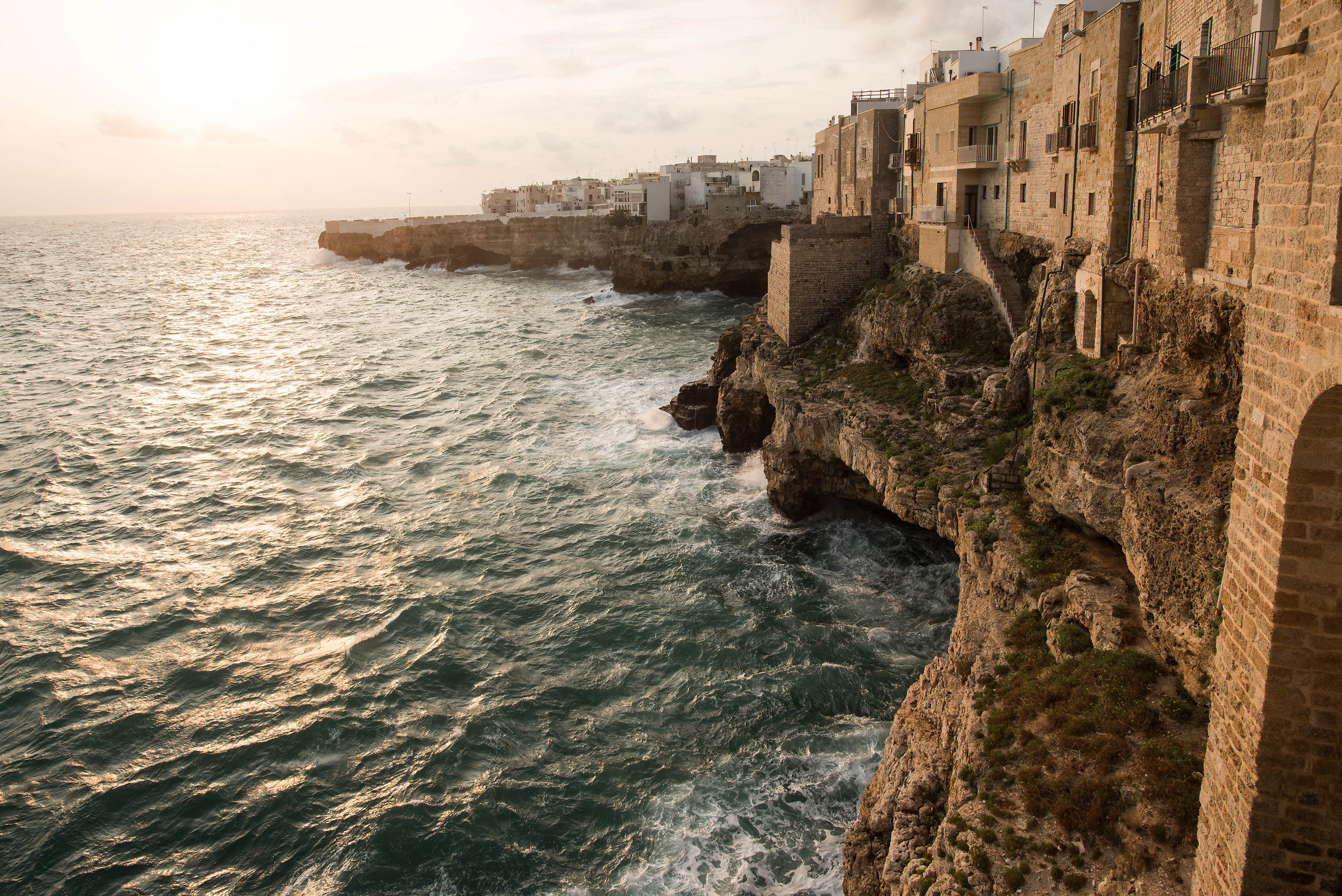Polignano a mare - scogliere