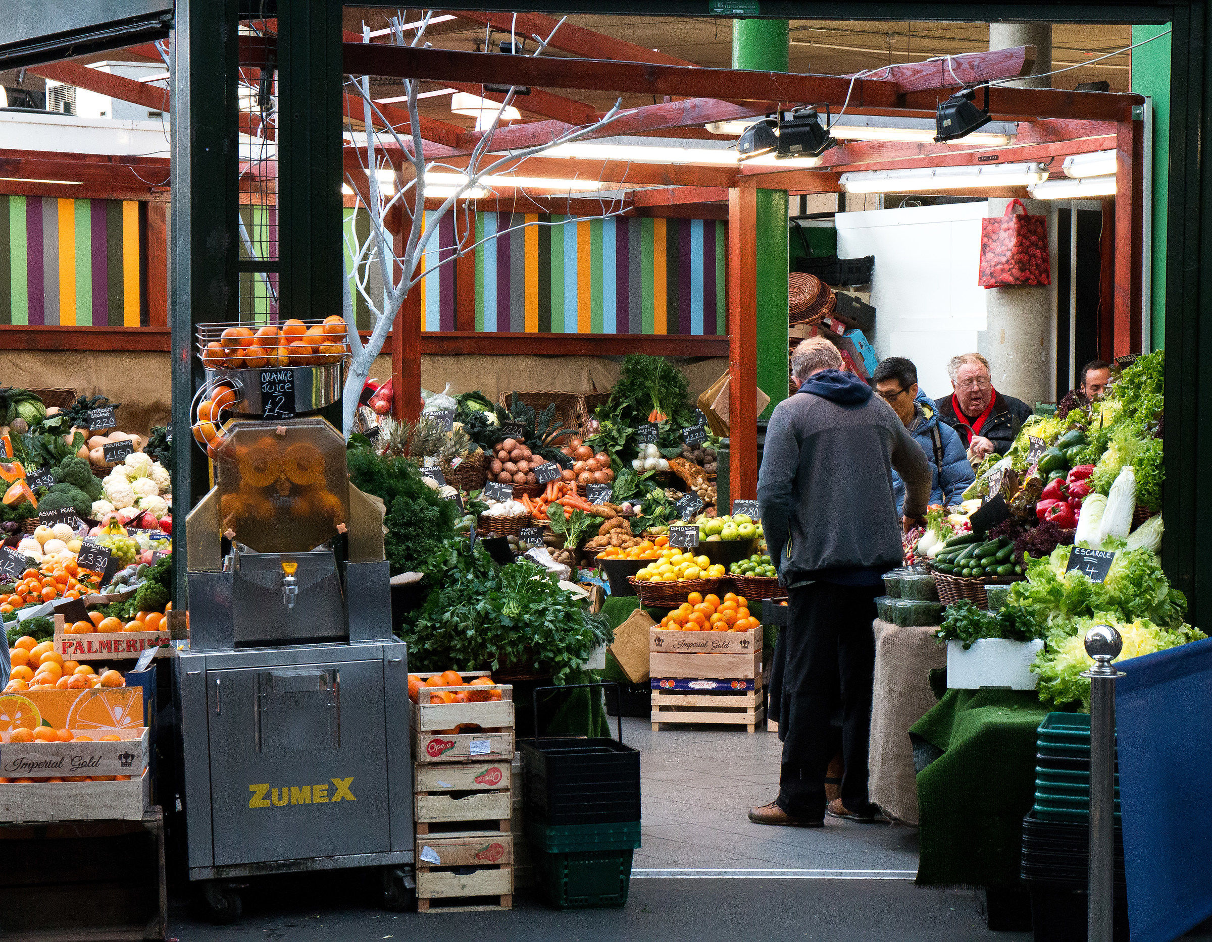 Fruits and vegetables