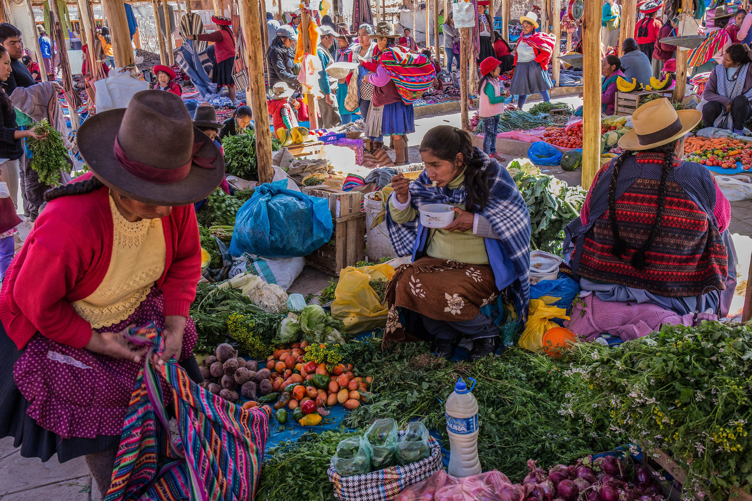 Mercato di Chinchero, Perù. Giugno 2017