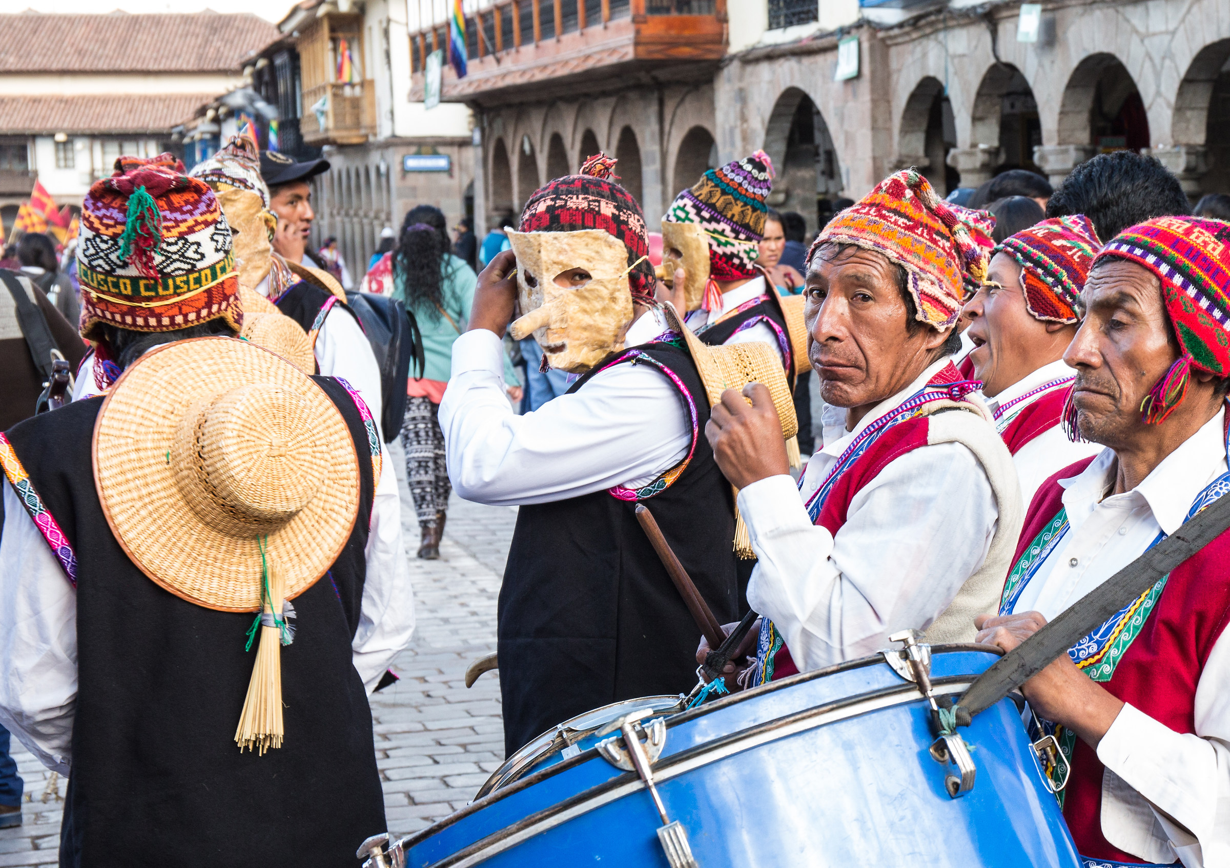 Festa dell'ottava di Corpus Christi a Cusco.